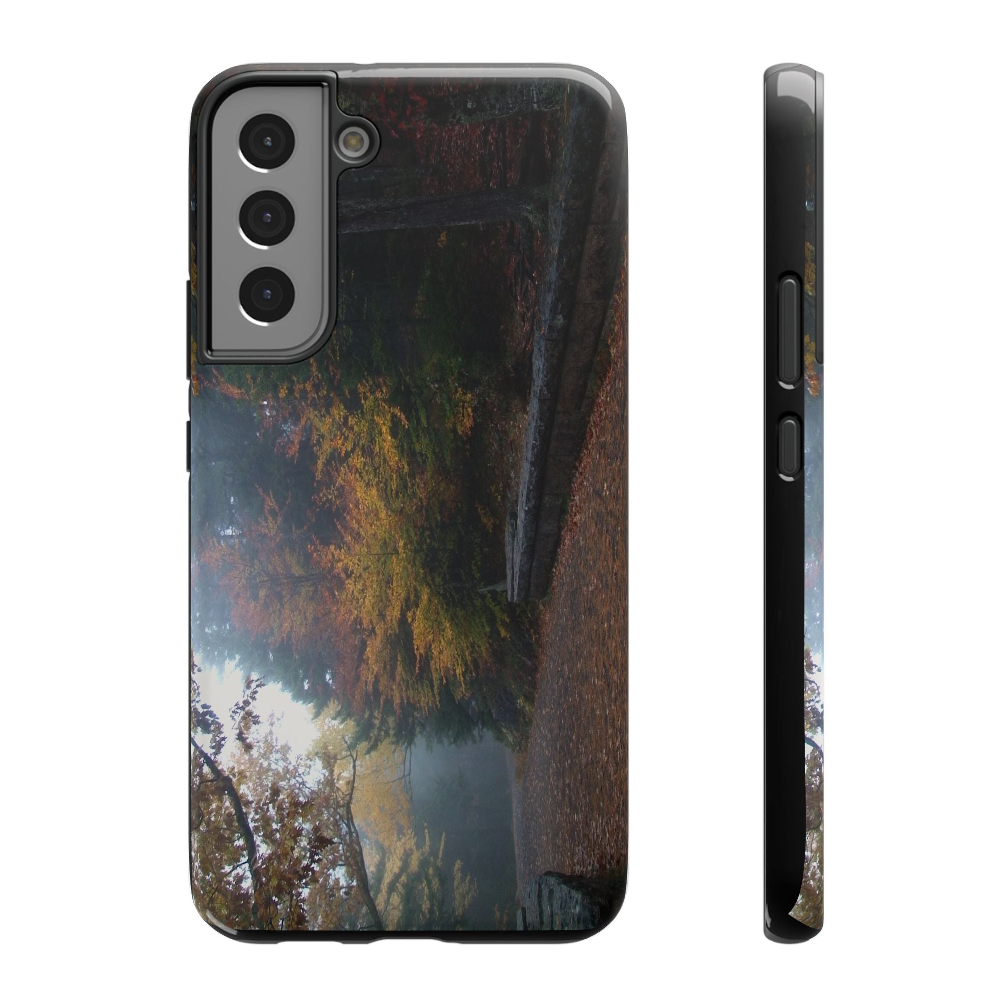 Phone Case | Waterfall Bridge Carriage Road View | Acadia National Park | My Blu Horizon