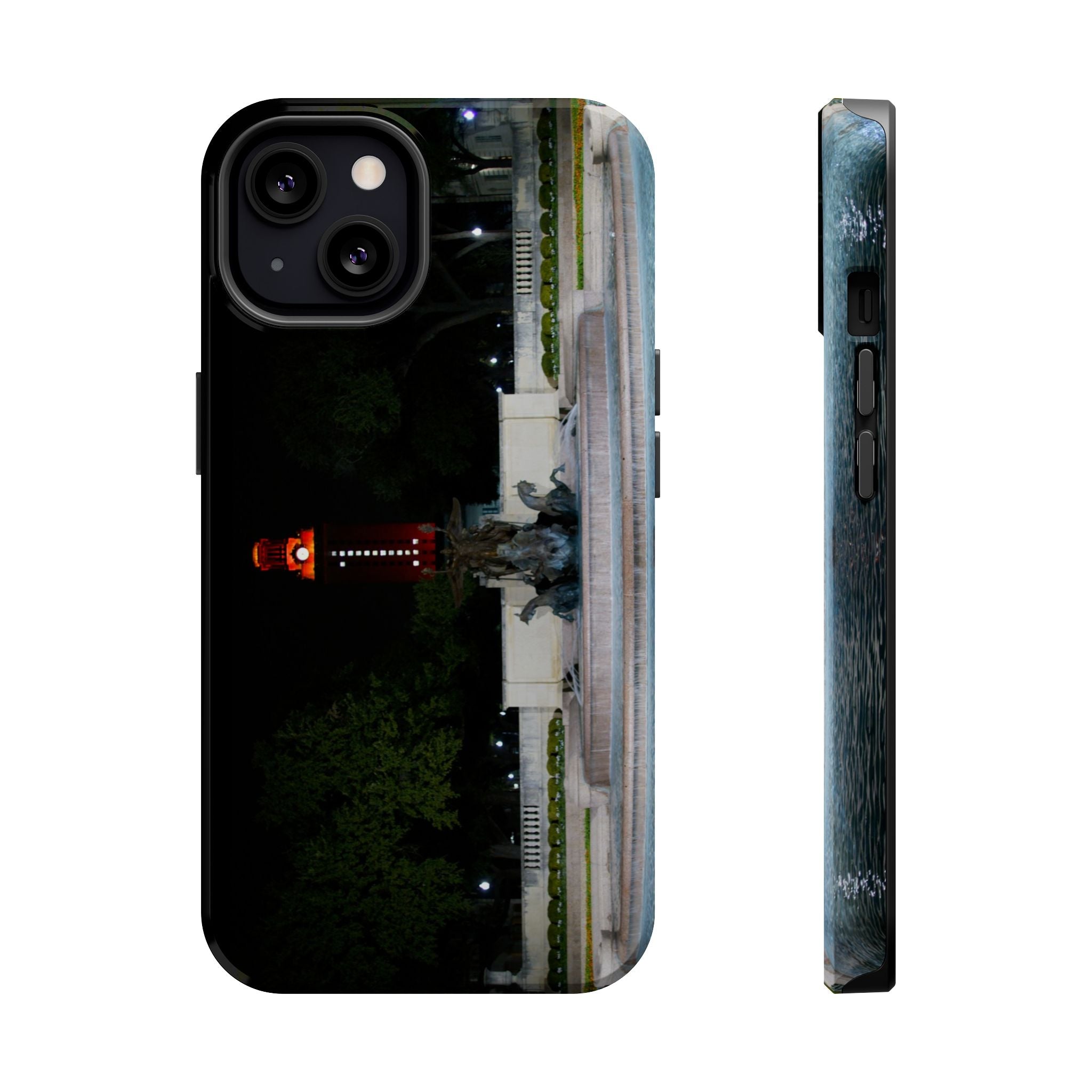 Iphone MagSafe Case - Littlefield Fountain, Texas Longhorns - My Blu Horizon