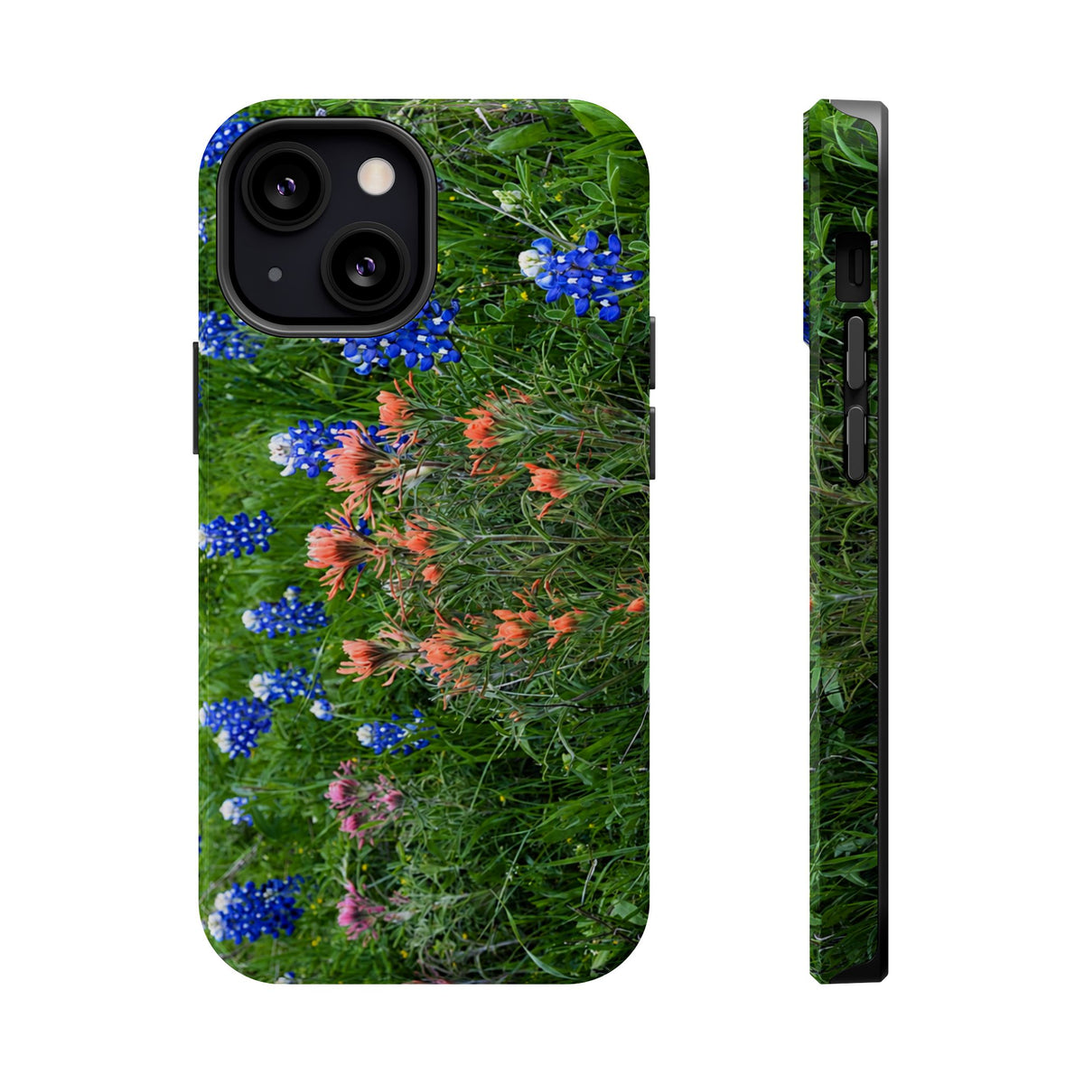 iPhone MagSafe Case | Texas Bluebonnets and Peach Indian Paintbrushes | My Blu Horizon