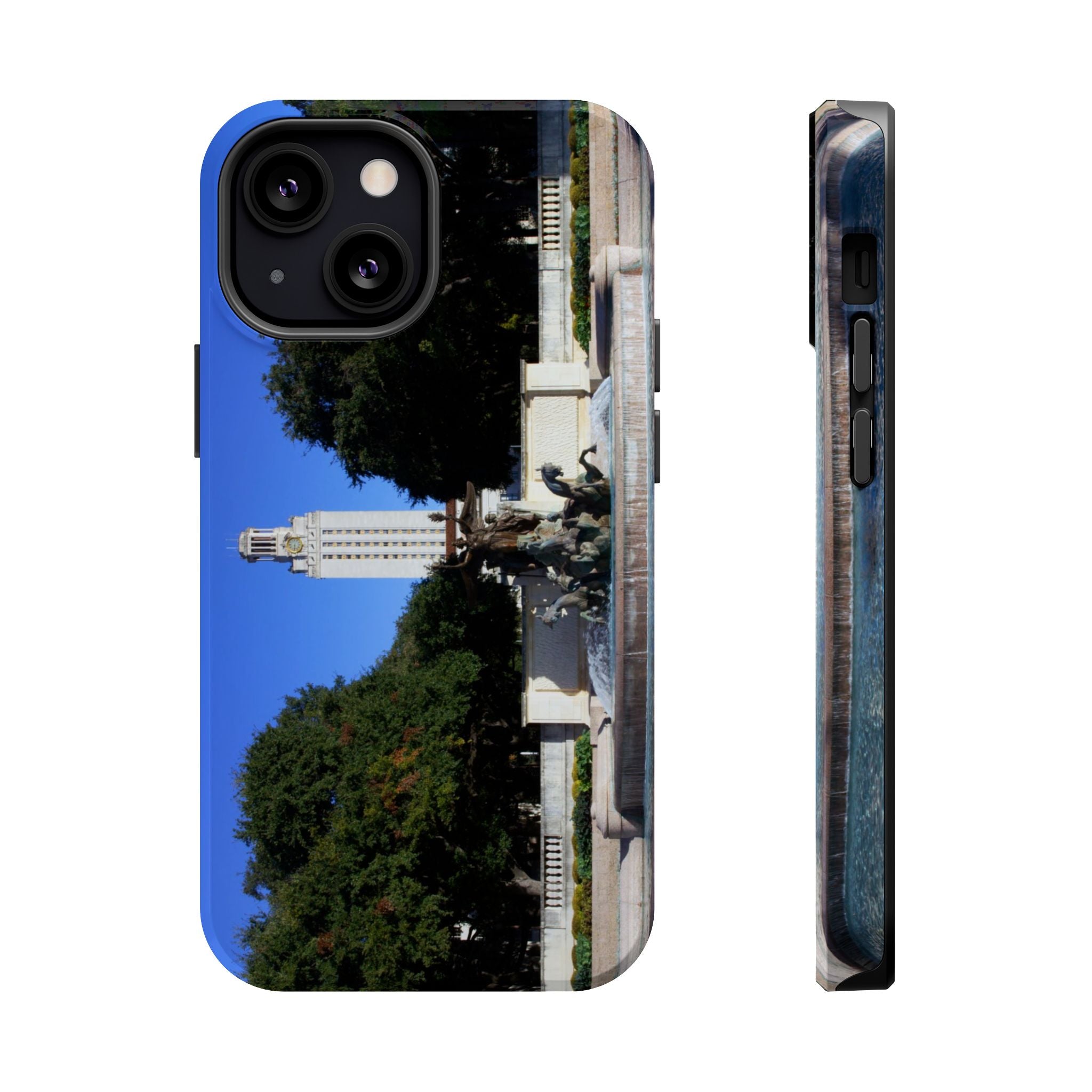 Iphone MagSafe Case - Littlefield Fountain, Texas Longhorns - My Blu Horizon