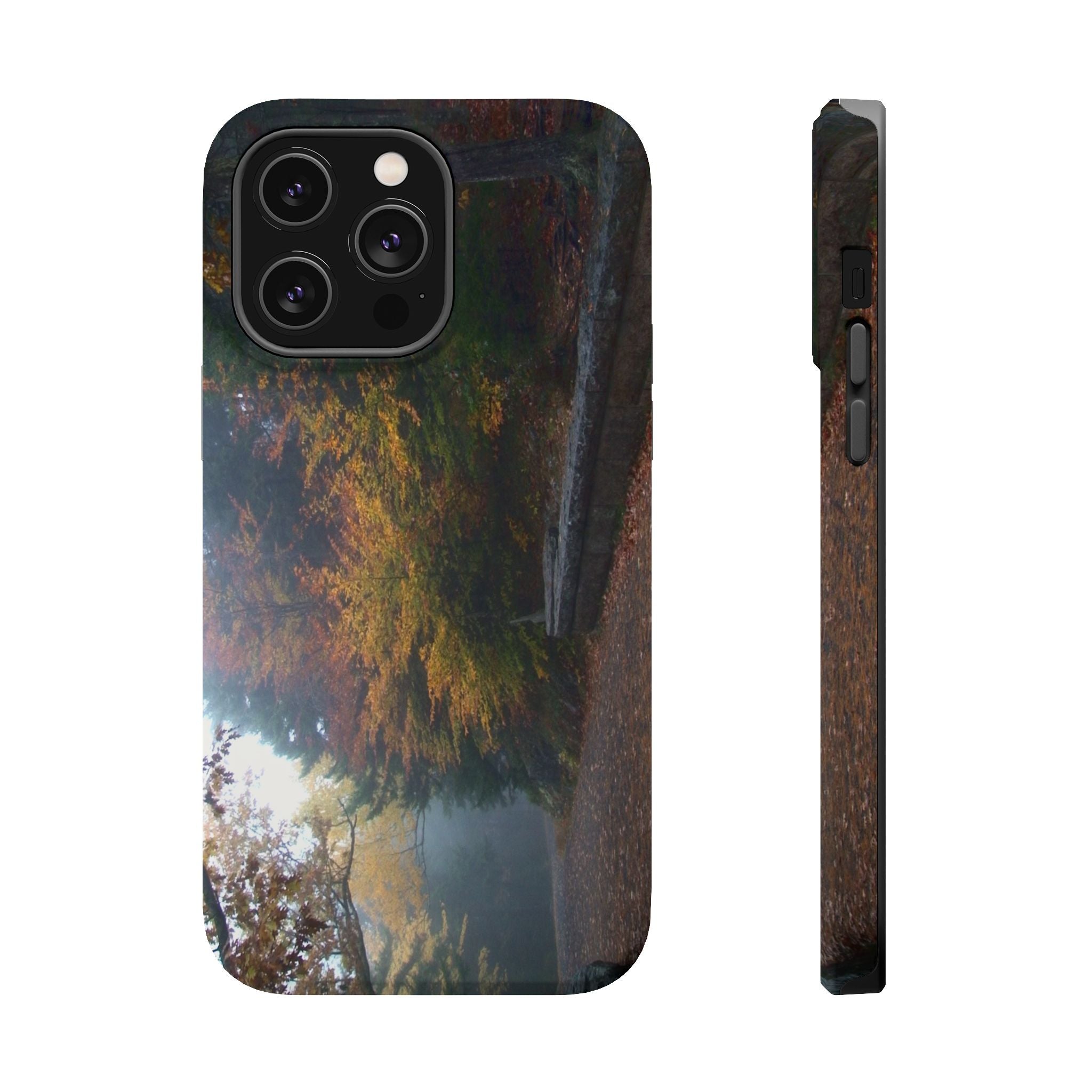 iPhone MagSafe Case | Waterfall Bridge Carriage Road | Acadia National Park | My Blu Horizon