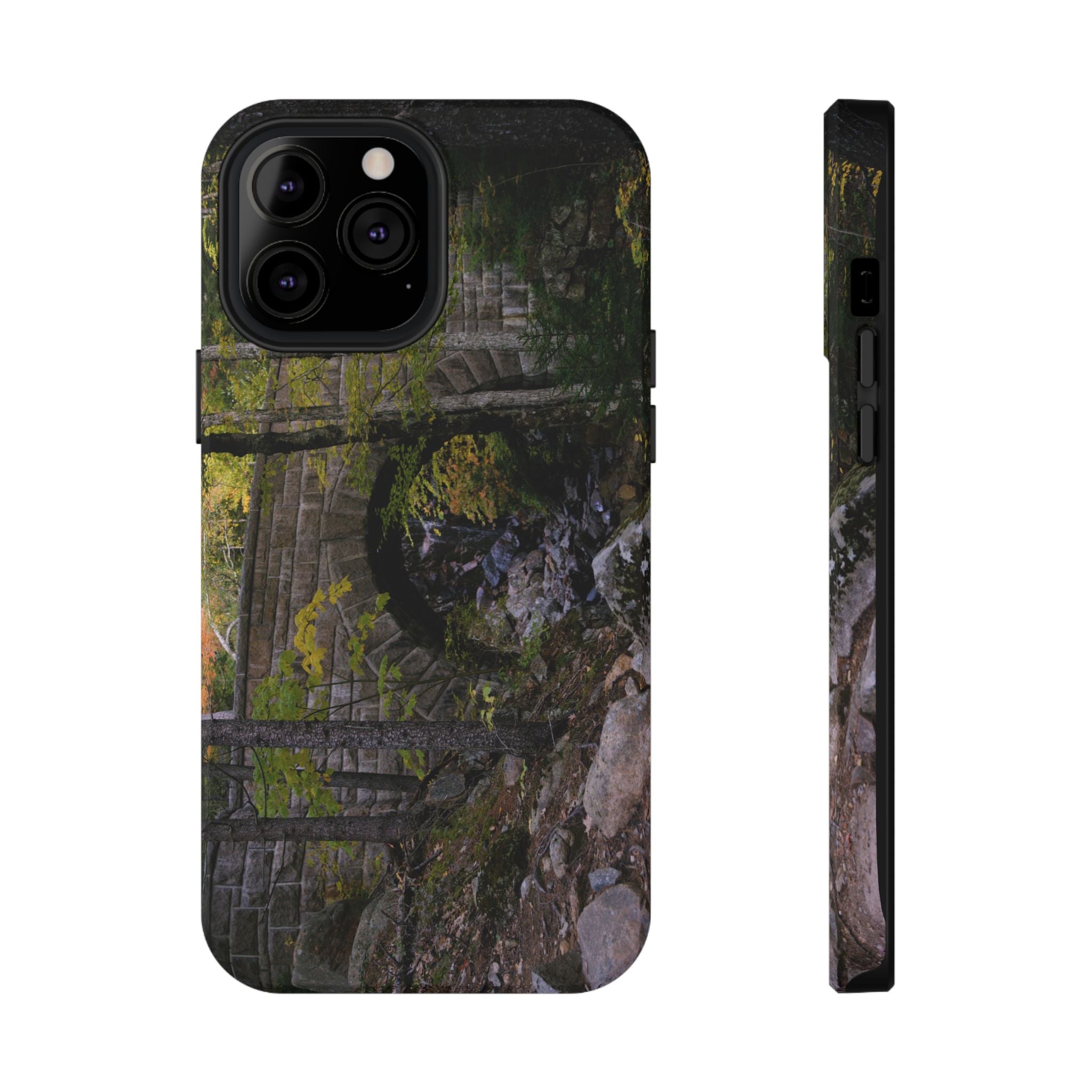 Phone Case | Waterfall Bridge Summer | Acadia National Park | My Blu Horizon