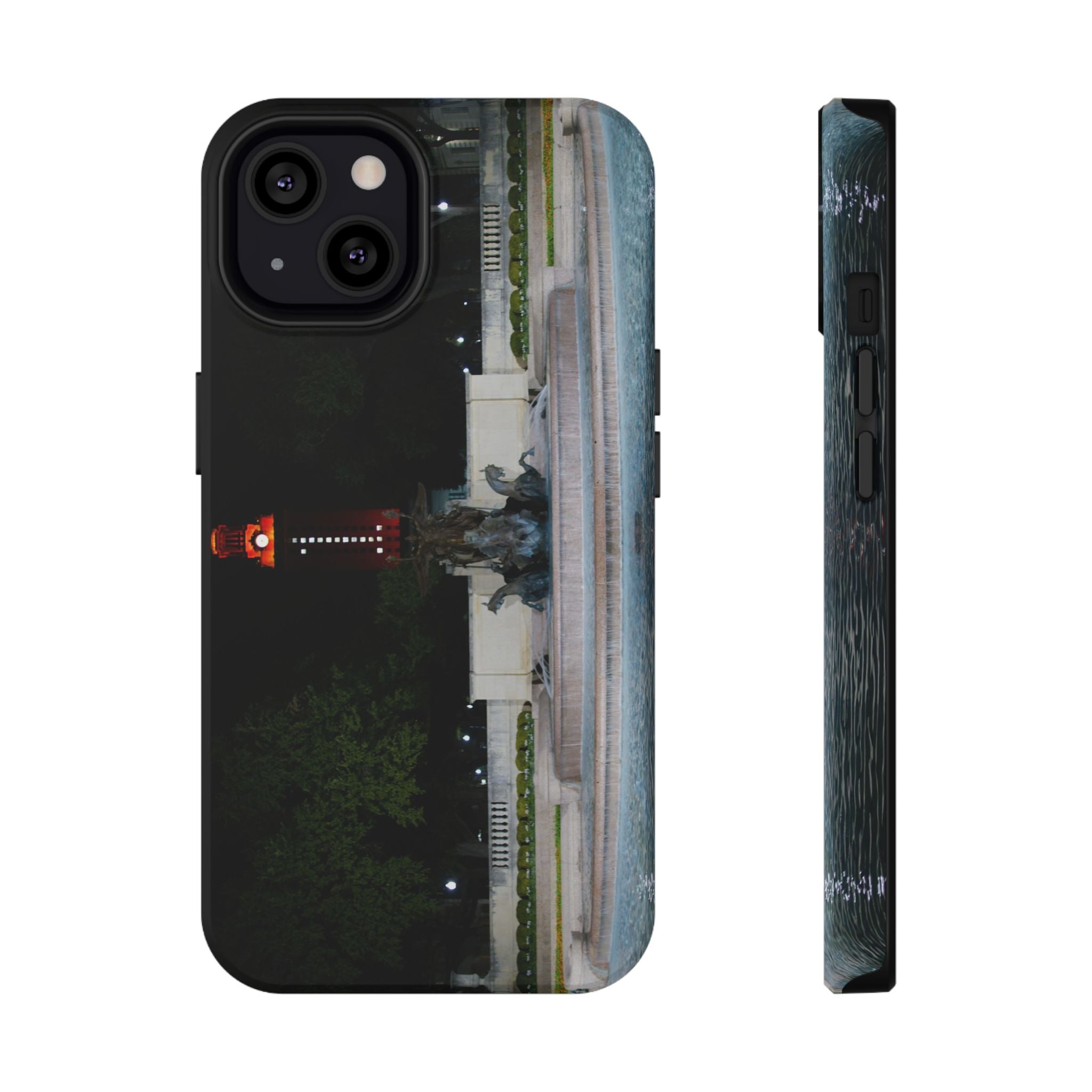 Phone Case - Littlefield Fountain, University of Texas - My Blu Horizon