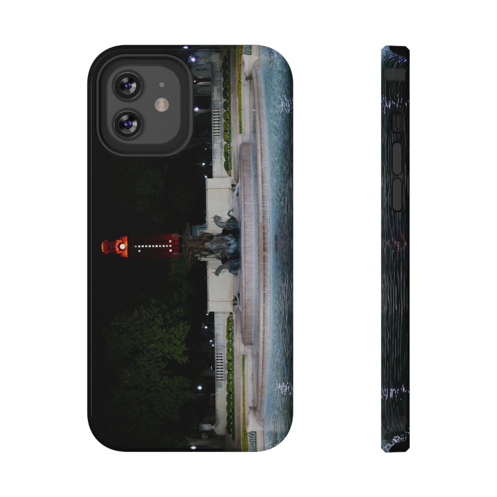 Phone Case - Littlefield Fountain, University of Texas - My Blu Horizon