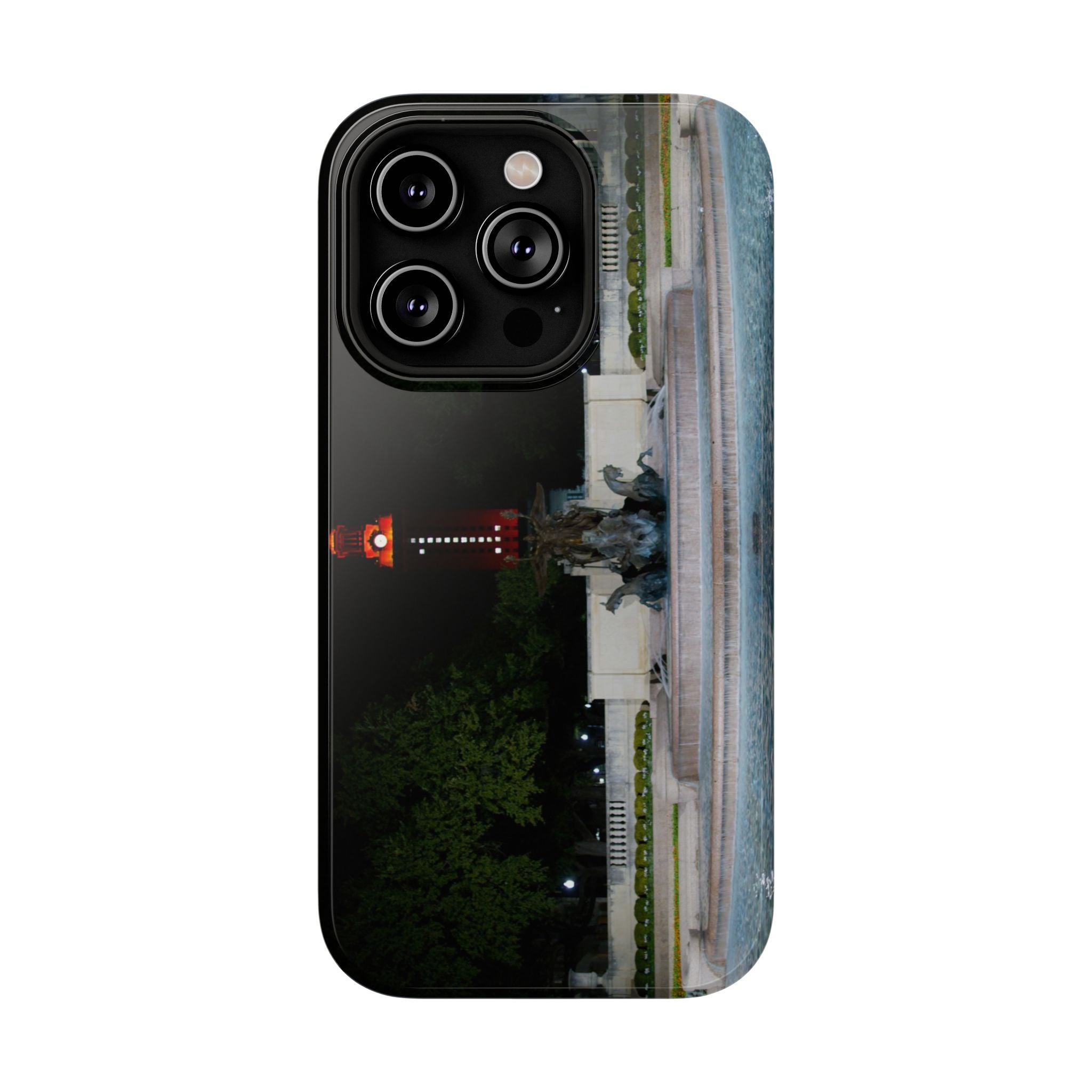 Phone Case - Littlefield Fountain, University of Texas - My Blu Horizon