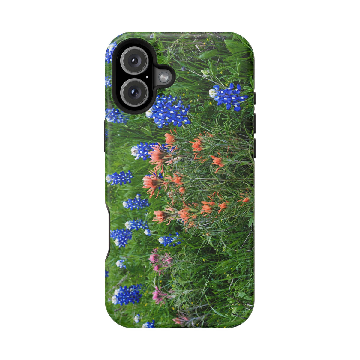 iPhone MagSafe Case | Texas Bluebonnets and Peach Indian Paintbrushes | My Blu Horizon