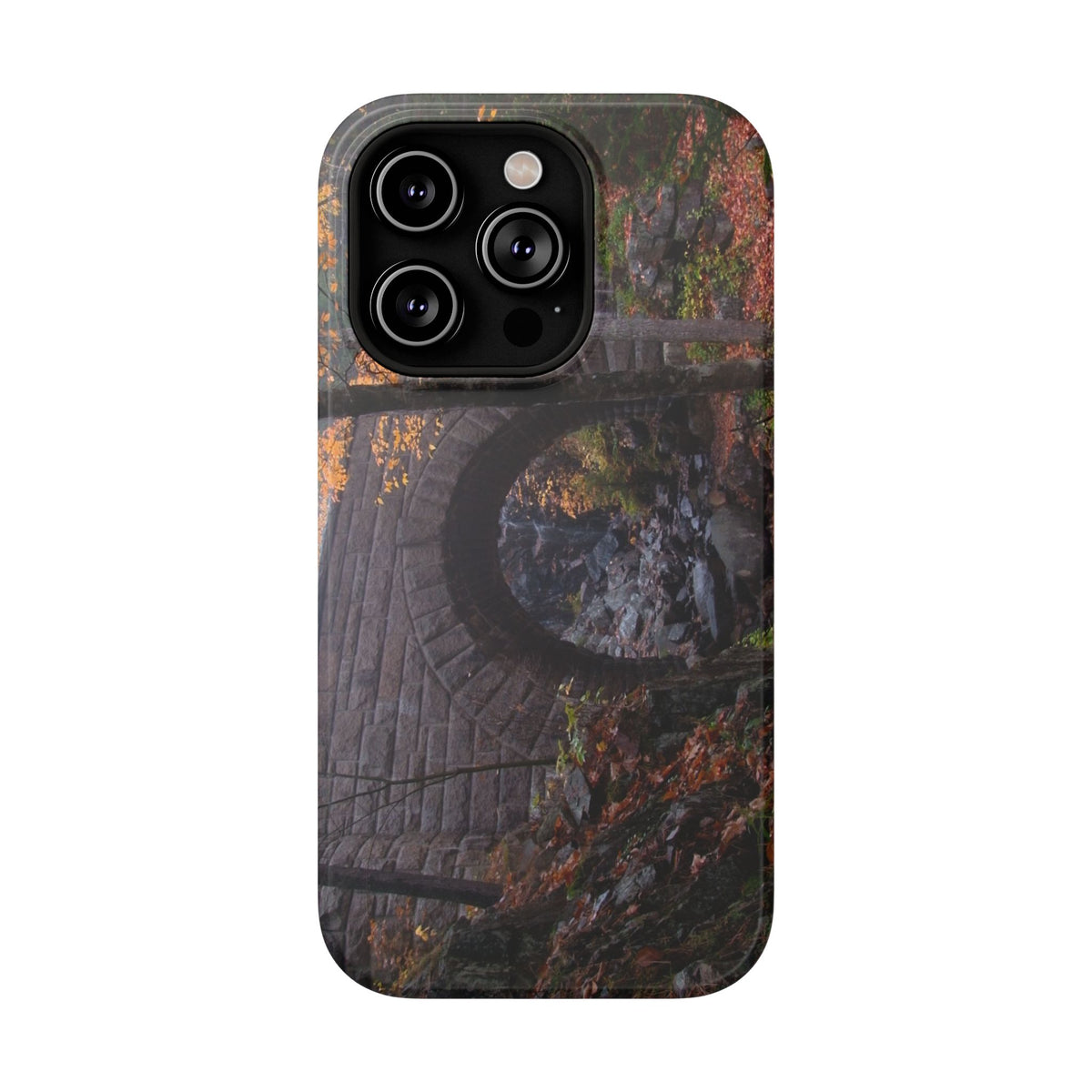 Phone Case  | Waterfall Bridge Fall | Acadia National Park | My Blu Horizon