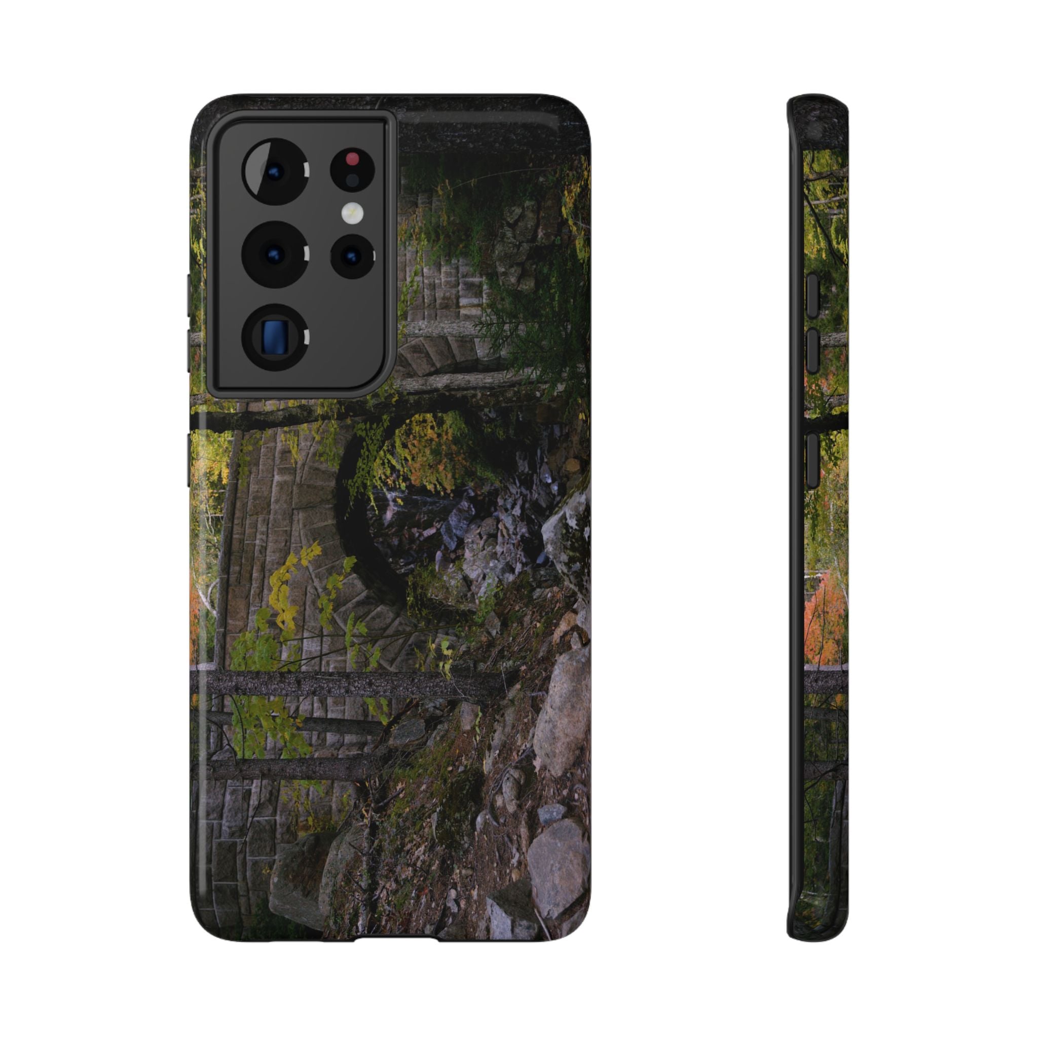 Phone Case - Waterfall Bridge, Acadia - My Blu Horizon