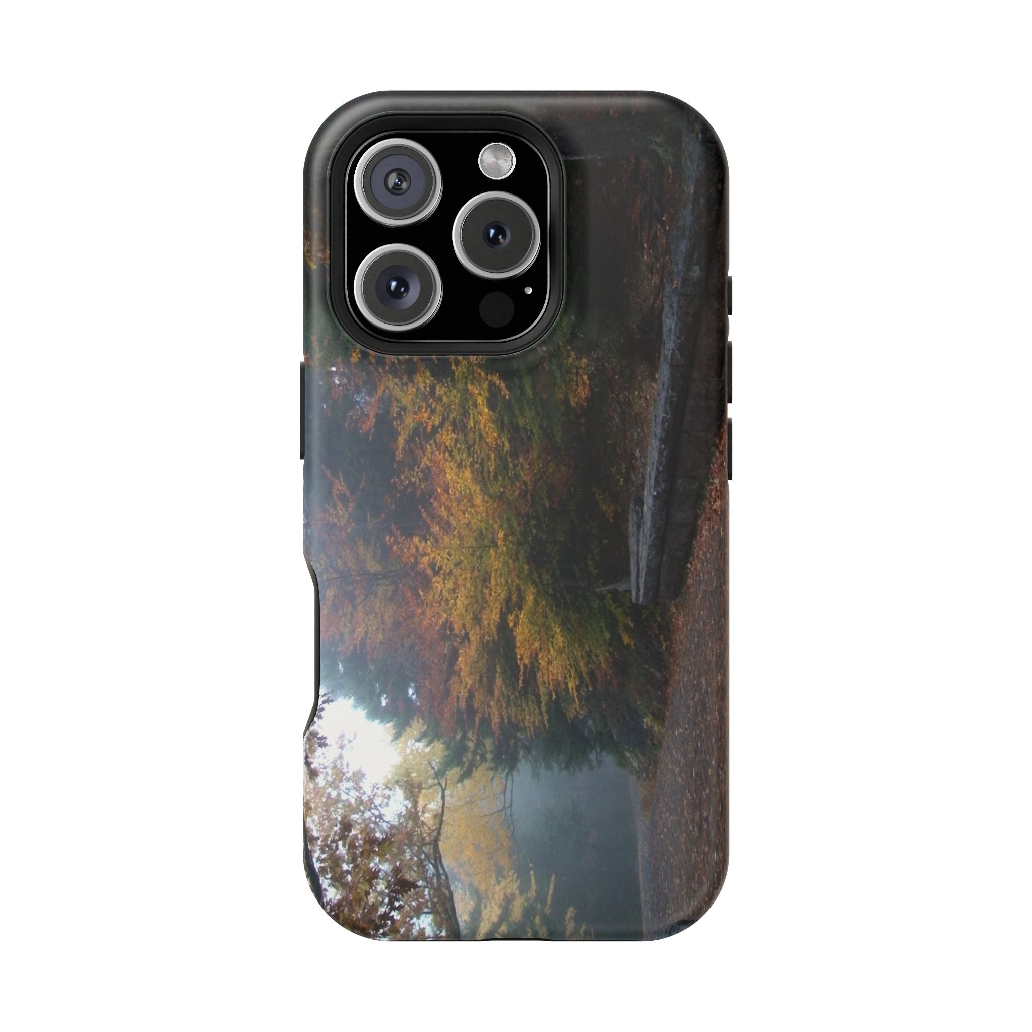 iPhone MagSafe Case | Waterfall Bridge Carriage Road | Acadia National Park | My Blu Horizon