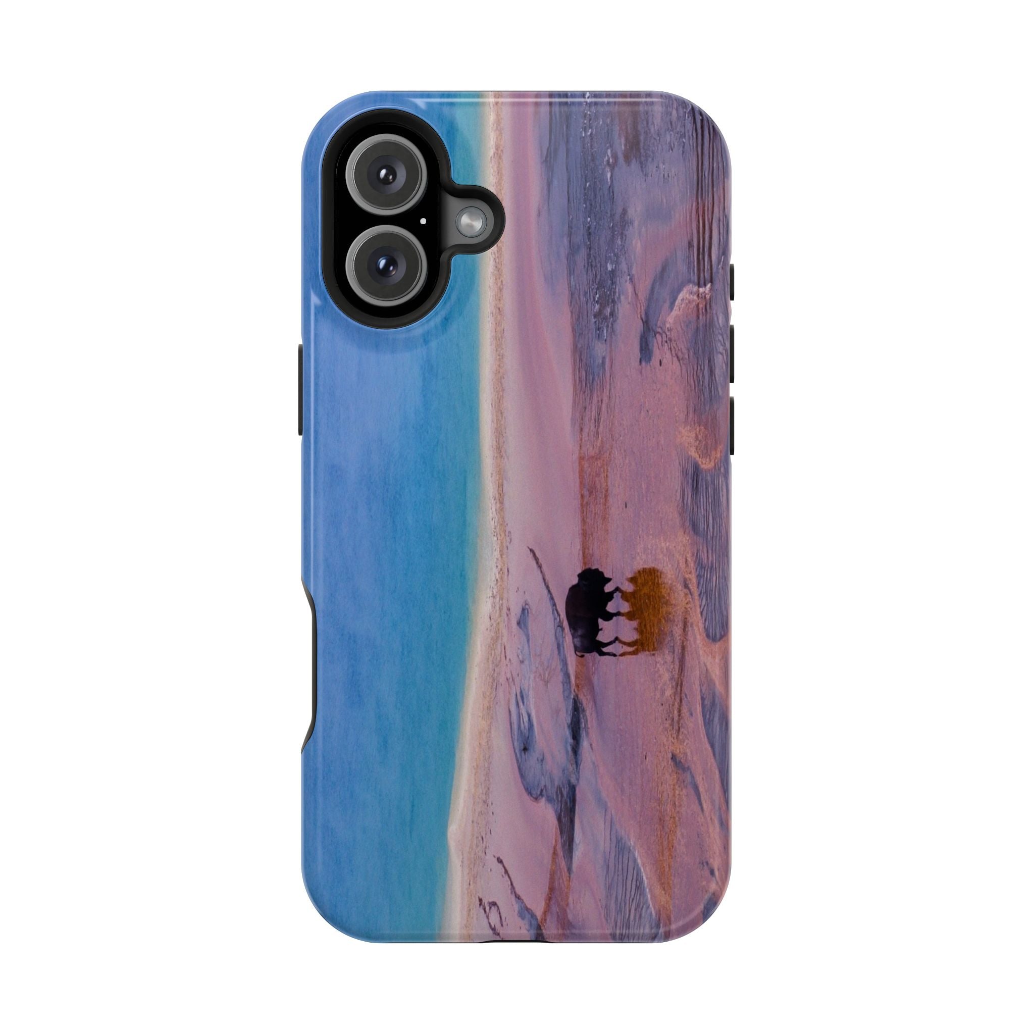Phone Case - Bison and Grand Prismatic Spring, Yellowstone - My Blu Horizon