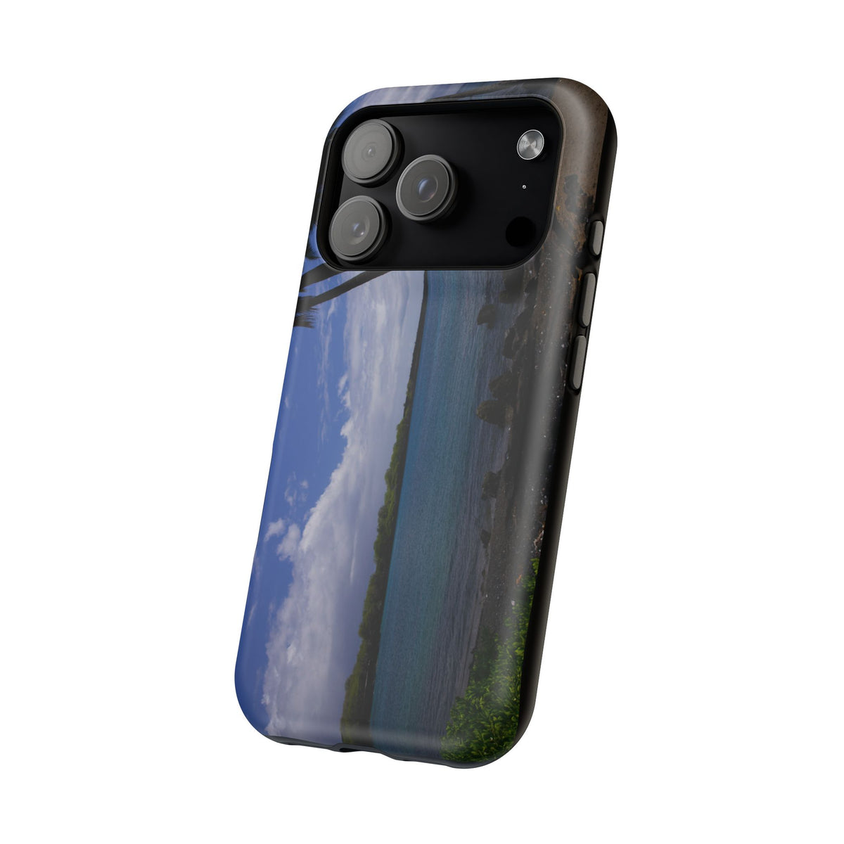 iPhone MagSafe Case | Big Island Black Sand and Blue Ocean | Hawaii | My Blu Horizon
