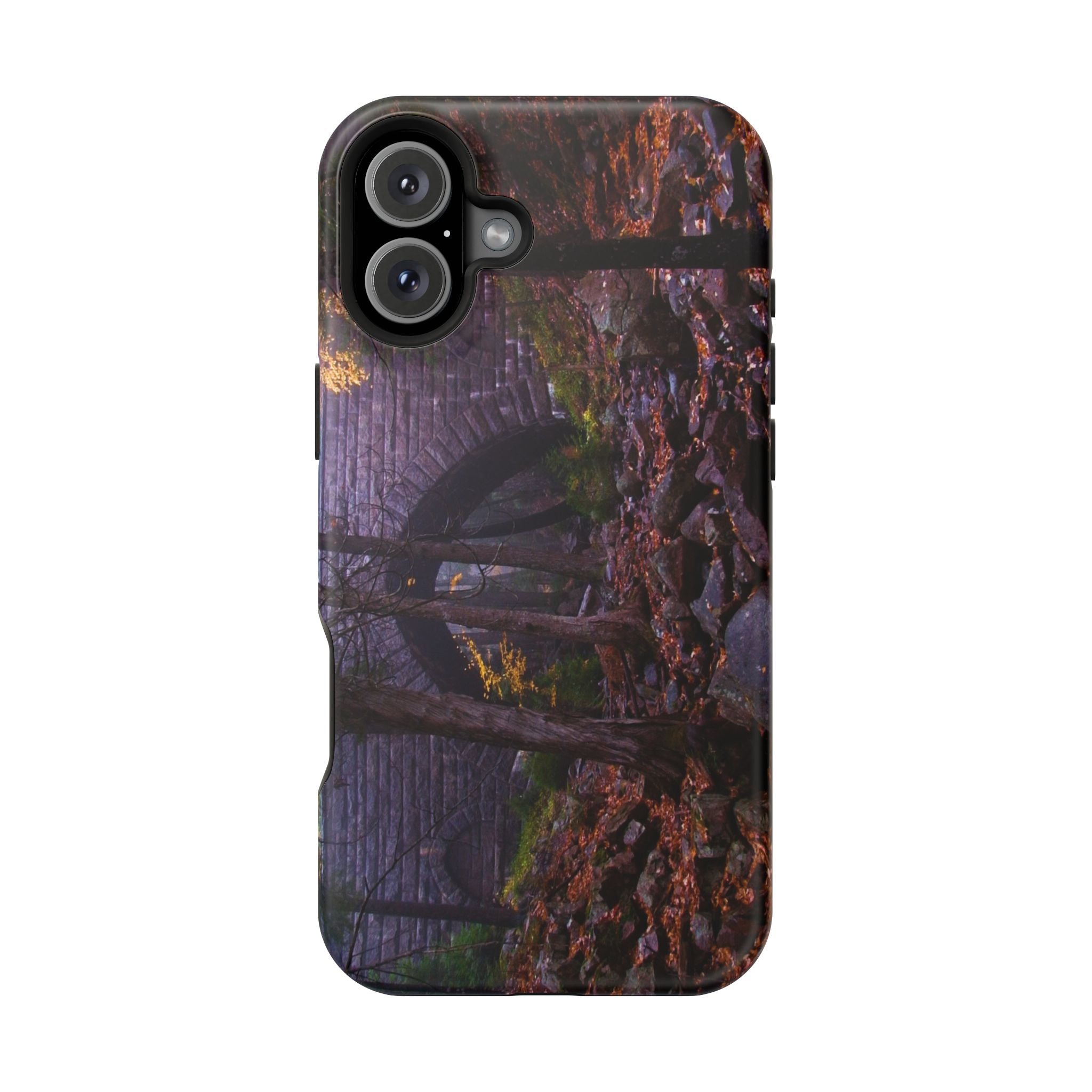 Iphone MagSafe Case - Hemlock Bridge Leaf Peeping, Acadia  - My Blu Horizon