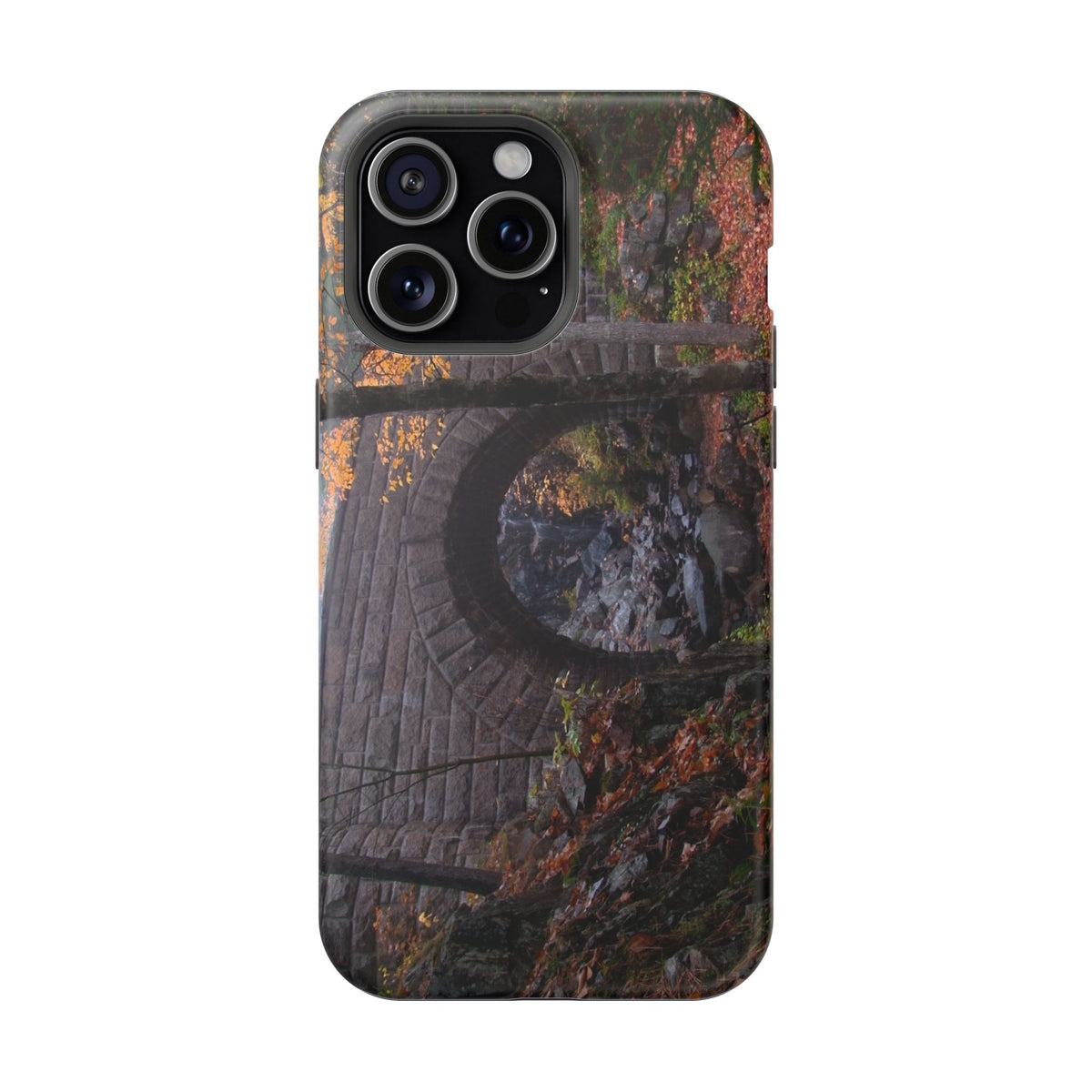 Phone Case  | Waterfall Bridge Fall | Acadia National Park | My Blu Horizon
