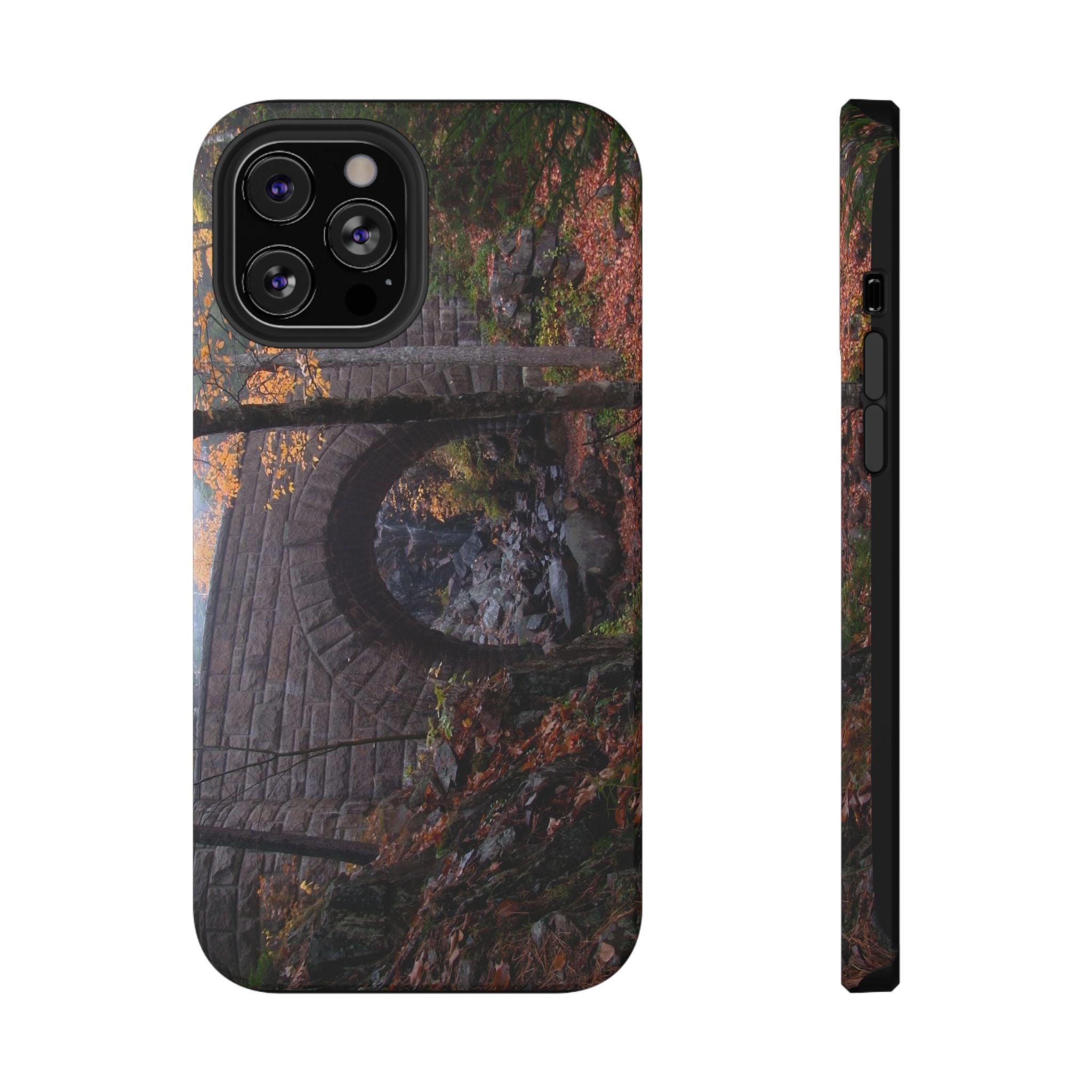 Phone Case - Waterfall Bridge, Acadia - My Blu Horizon