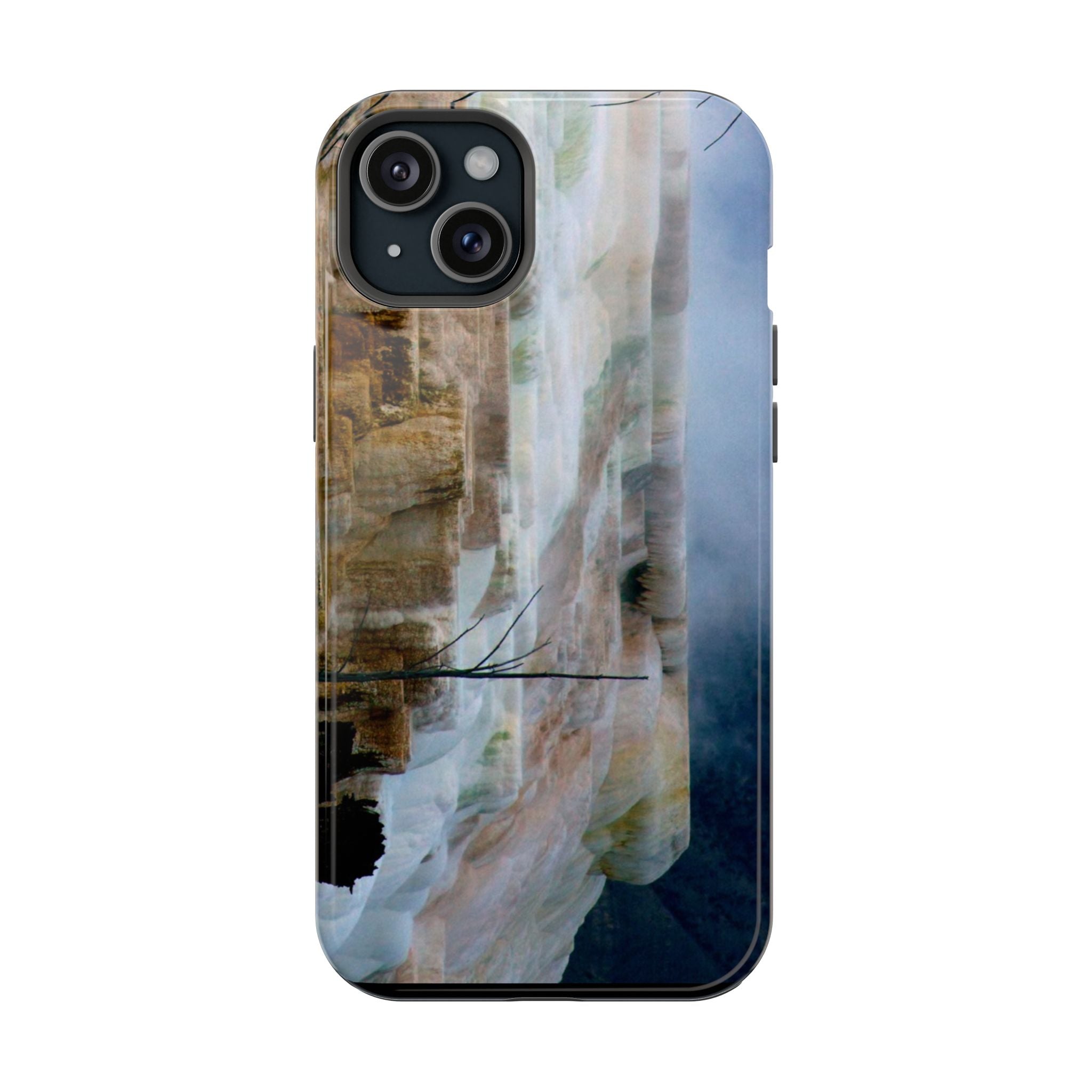 Phone Case - Mammoth Hot Springs Yellowstone - My Blu Horizon