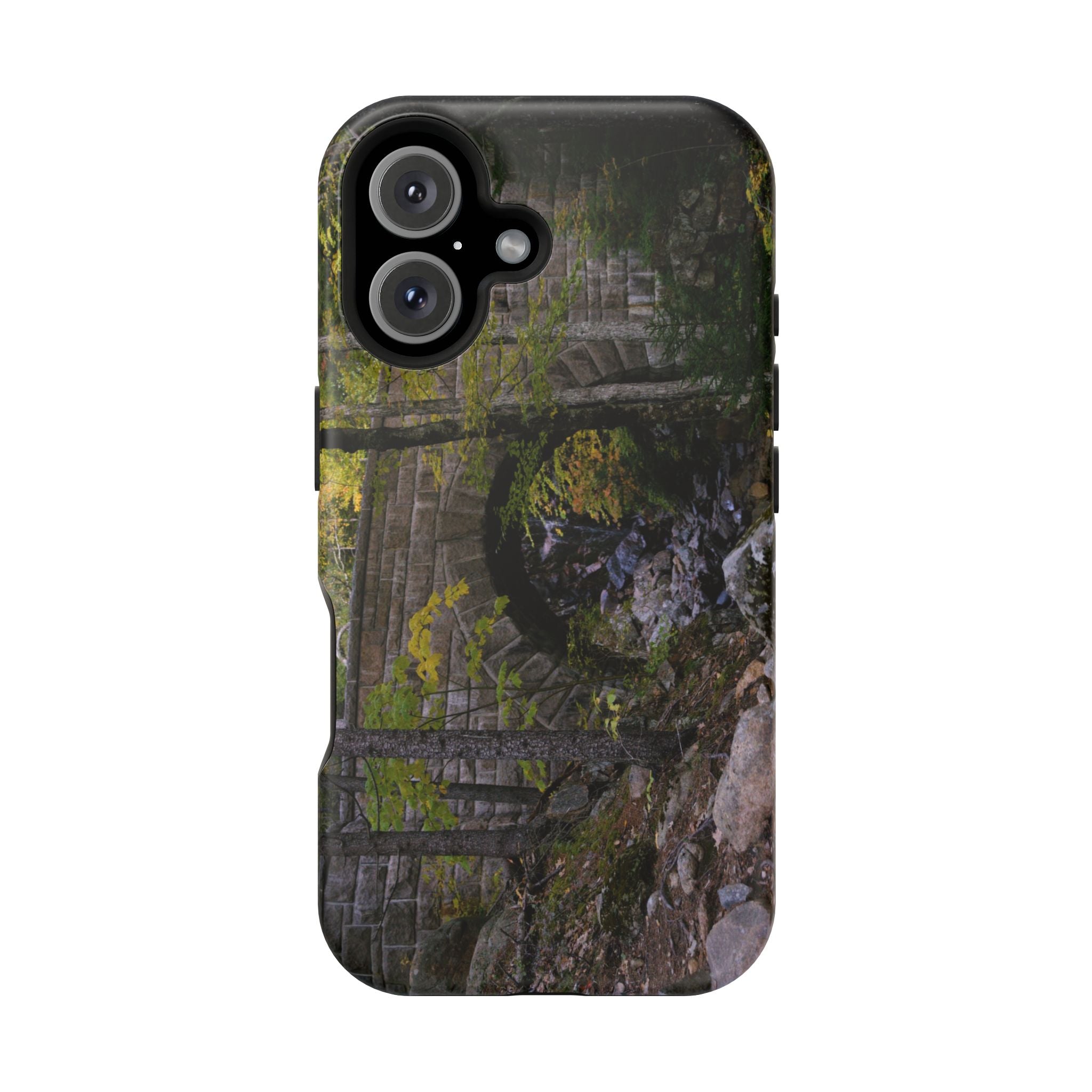 Phone Case | Waterfall Bridge Summer | Acadia National Park | My Blu Horizon