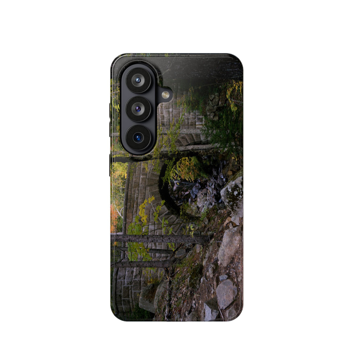 iPhone MagSafe Case | Waterfall Bridge Summer | Acadia National Park | My Blu Horizon