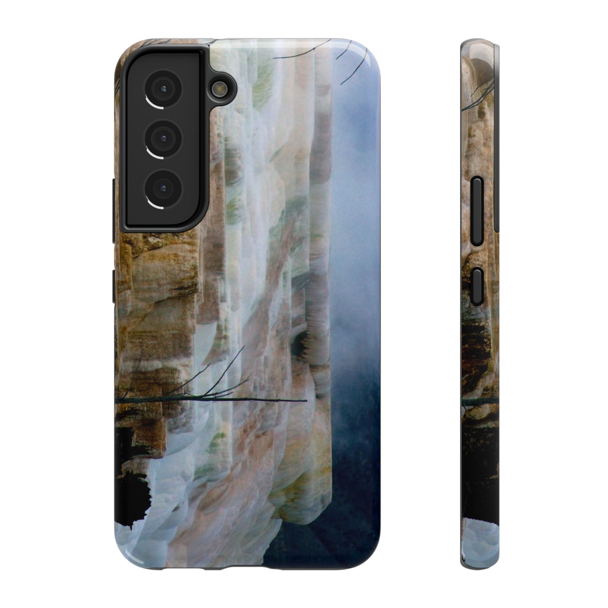 Phone Case - Mammoth Hot Springs Yellowstone - My Blu Horizon
