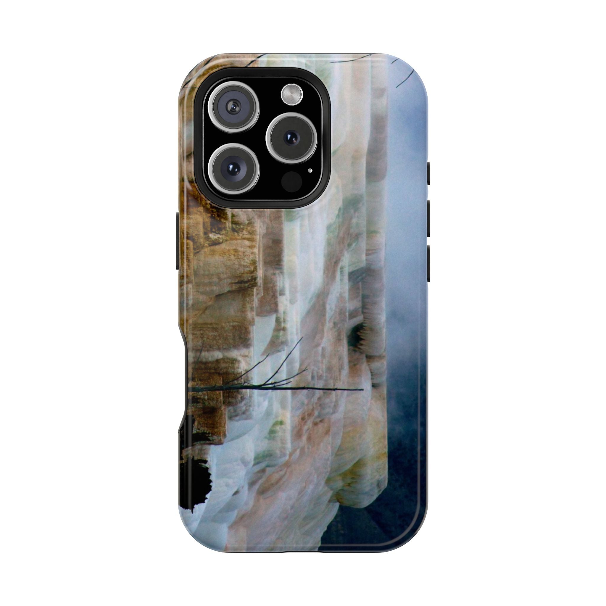 Phone Case - Mammoth Hot Springs Yellowstone - My Blu Horizon