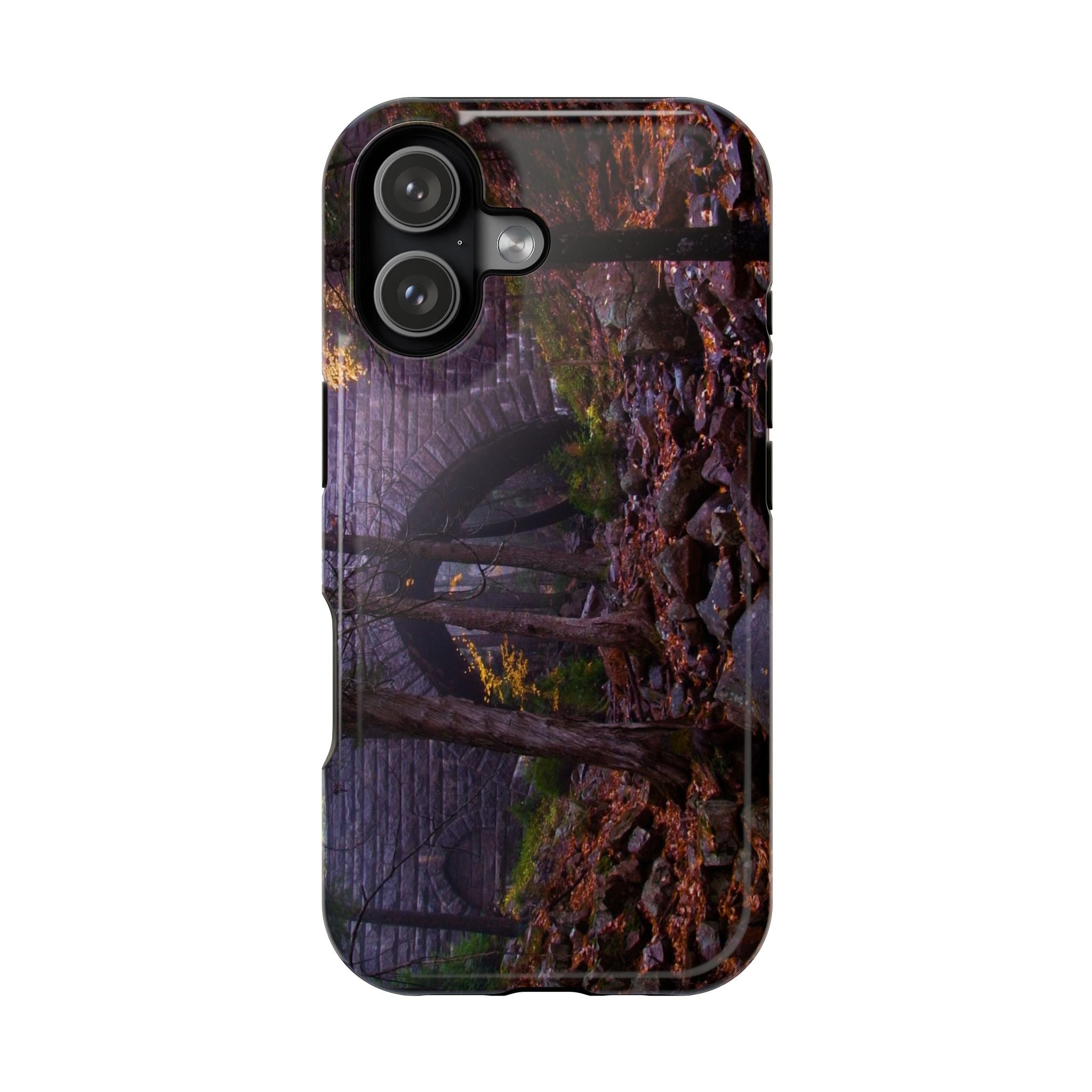 Iphone MagSafe Case - Hemlock Bridge Leaf Peeping, Acadia  - My Blu Horizon