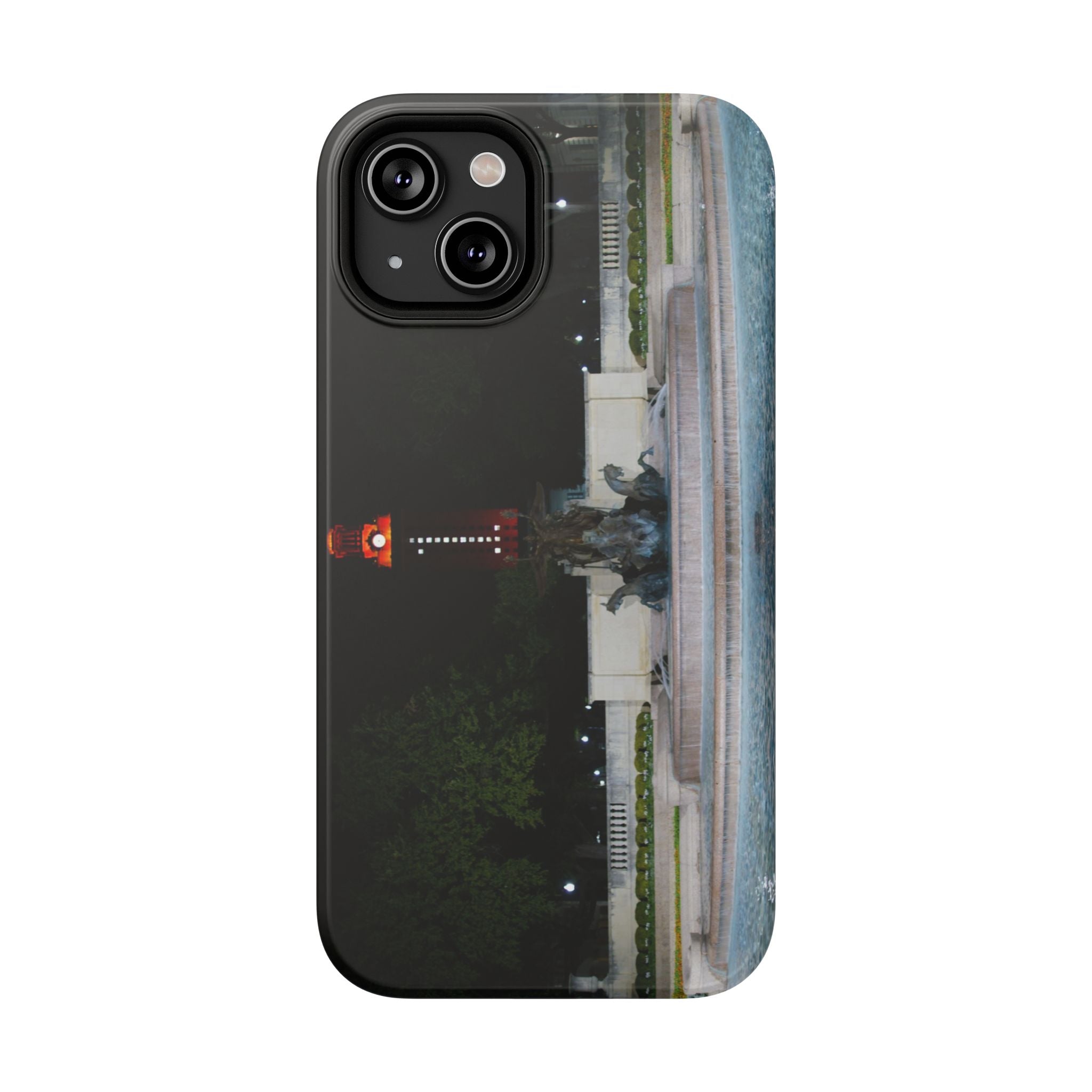 Phone Case - Littlefield Fountain, University of Texas - My Blu Horizon