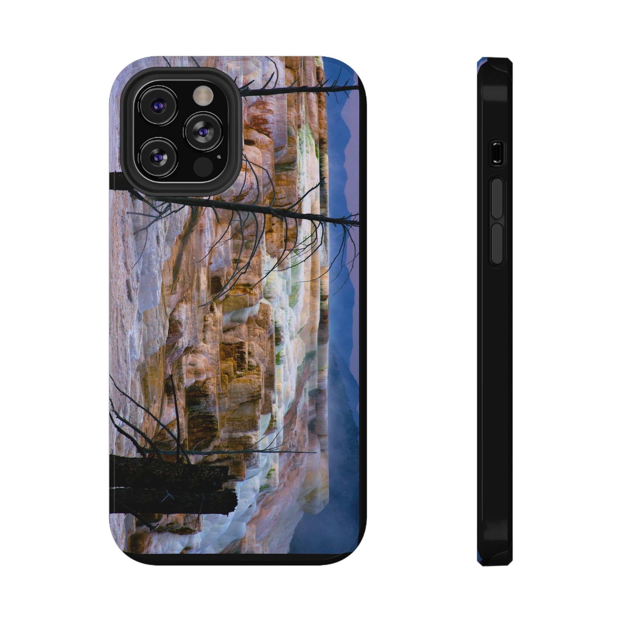 Phone Case - Mammoth Hot Springs Yellowstone - My Blu Horizon