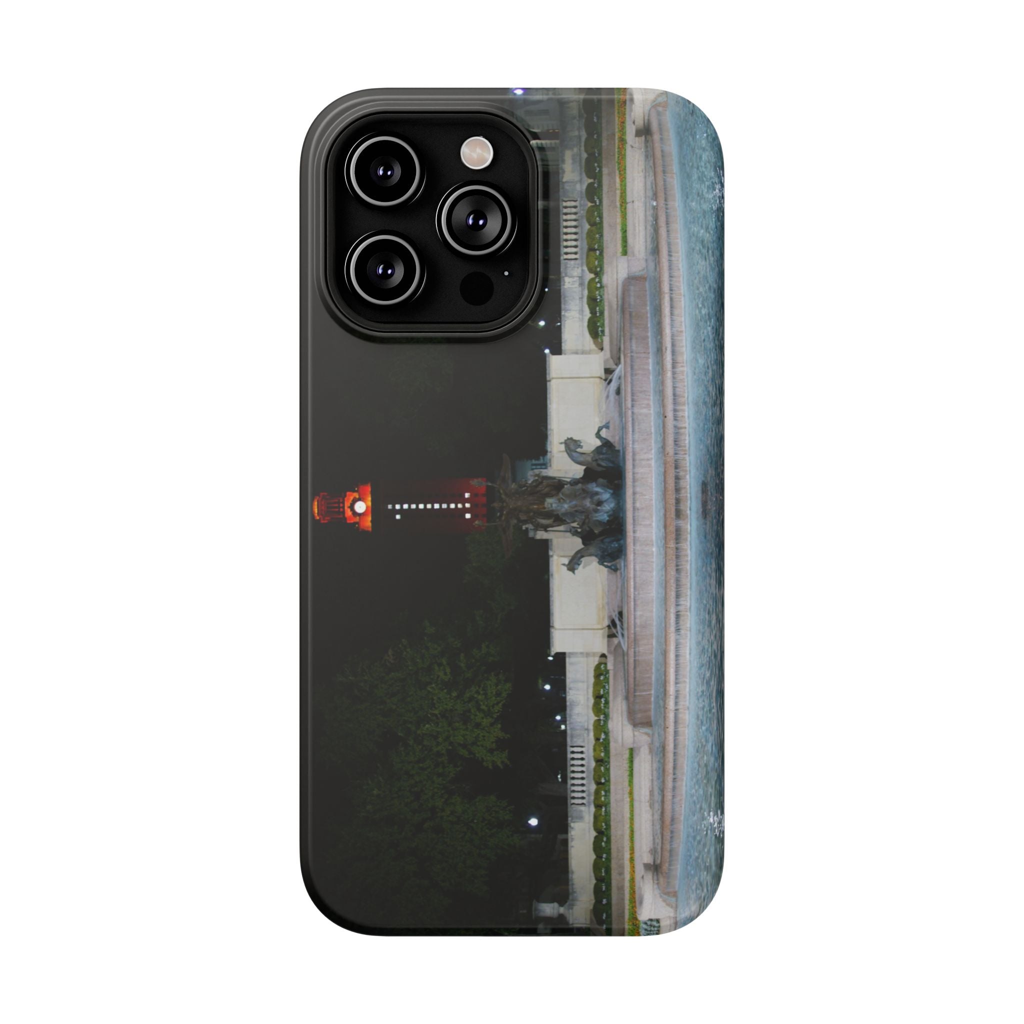Phone Case - Littlefield Fountain, University of Texas - My Blu Horizon