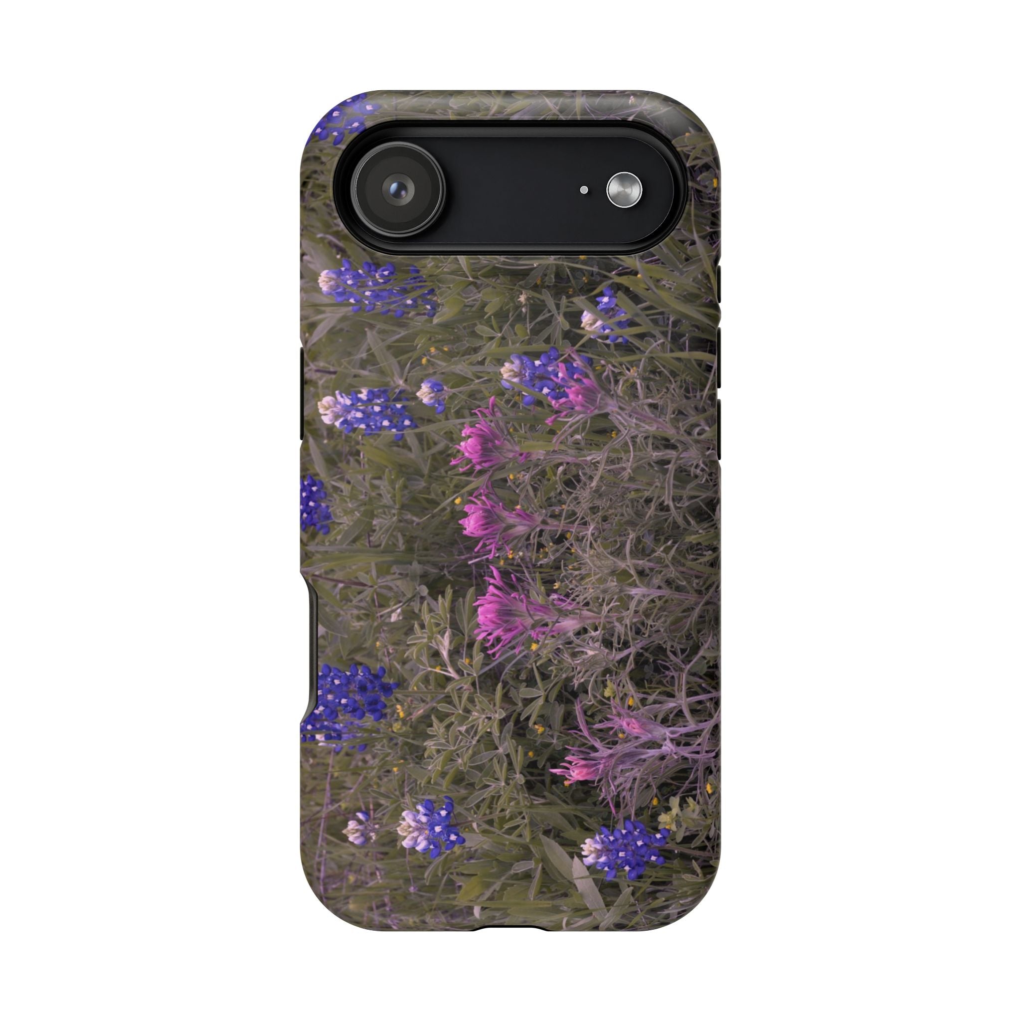 Phone Case - Texas Icons, Bluebonnets and Paintbrushes - My Blu Horizon