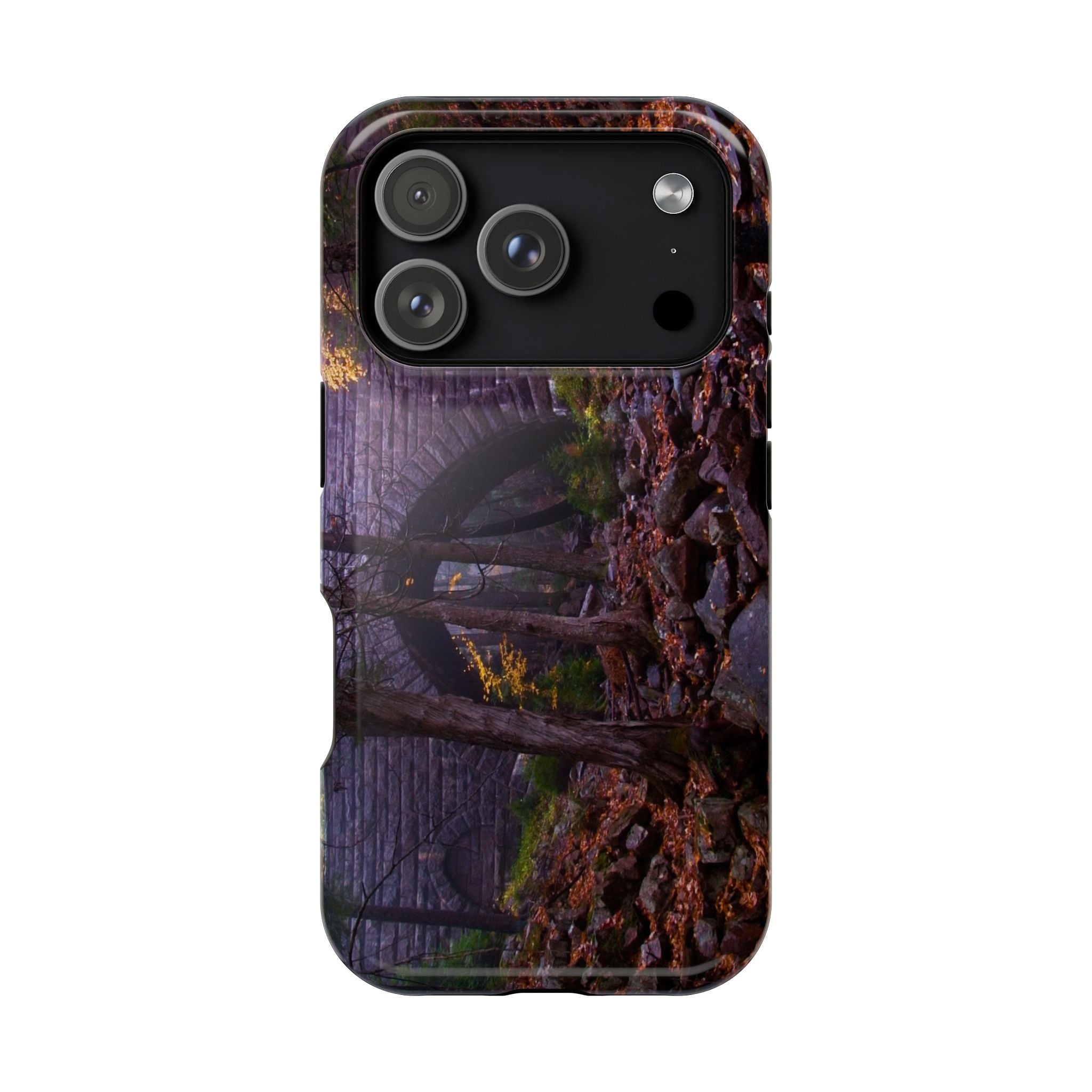 Iphone MagSafe Case - Hemlock Bridge Leaf Peeping, Acadia  - My Blu Horizon