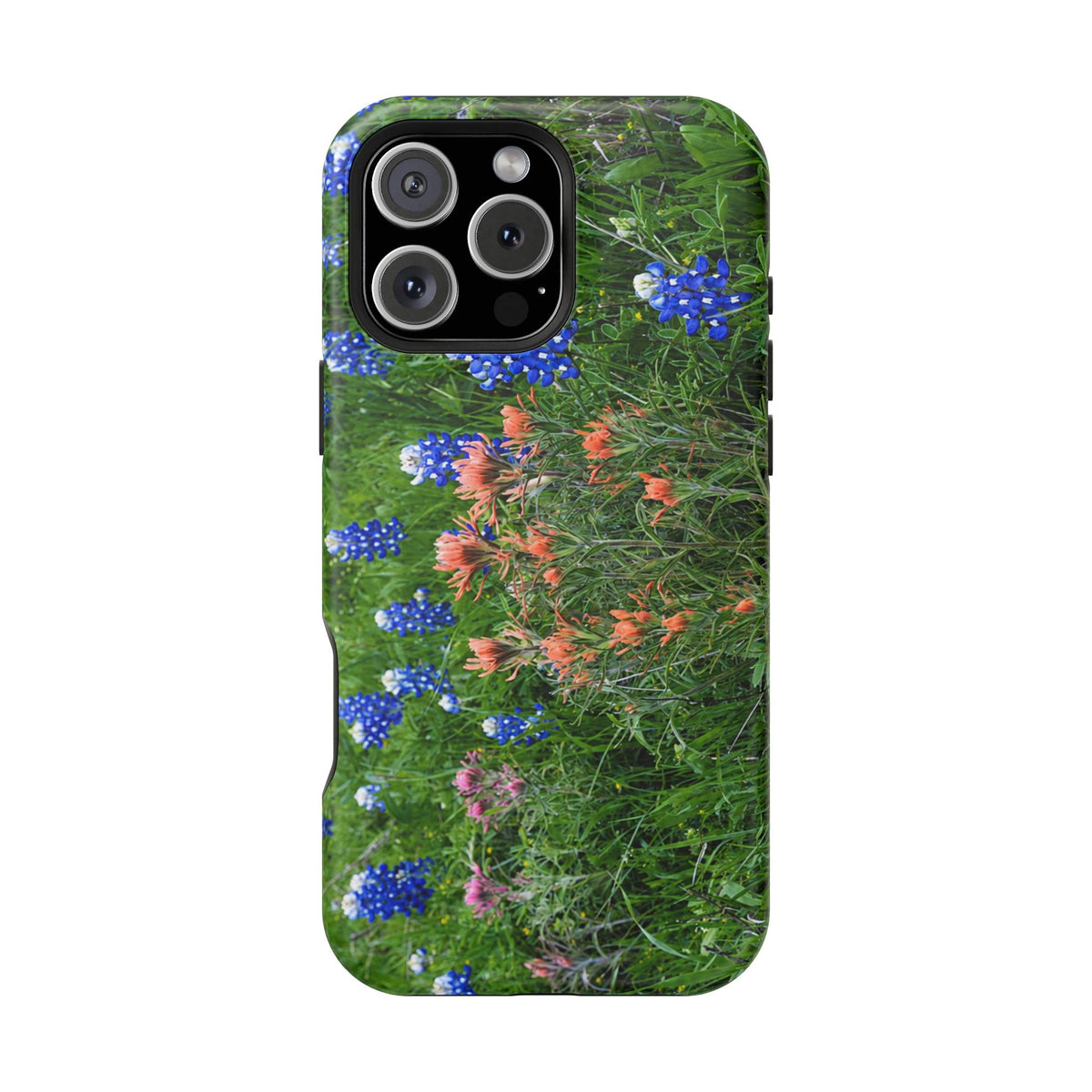 iPhone MagSafe Case | Texas Bluebonnets and Peach Indian Paintbrushes | My Blu Horizon