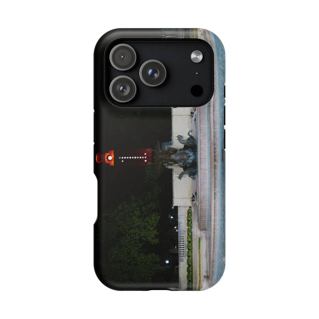 Iphone MagSafe Case - Littlefield Fountain, Texas Longhorns - My Blu Horizon