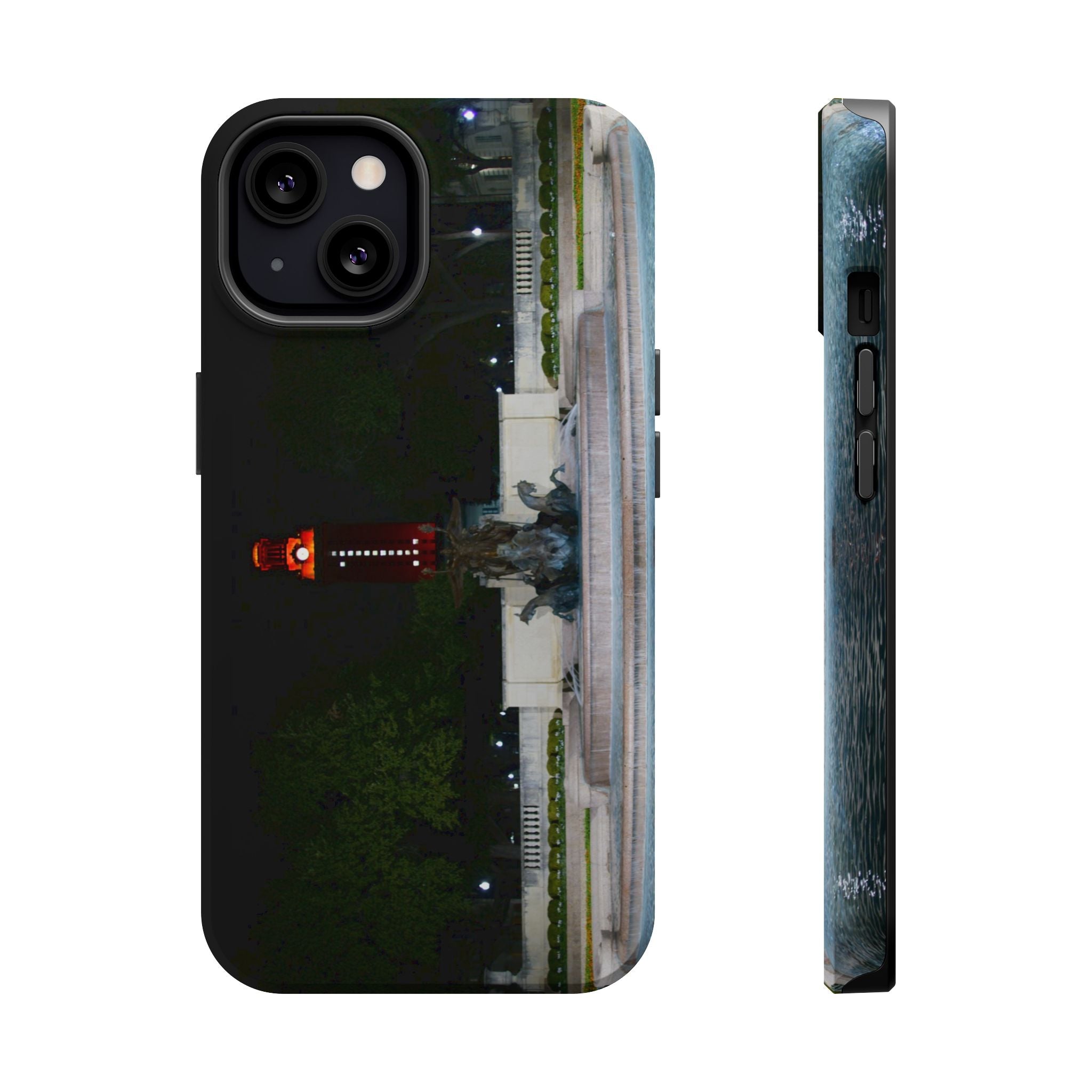 Iphone MagSafe Case - Littlefield Fountain, Texas Longhorns - My Blu Horizon