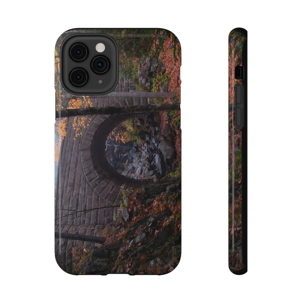 Phone Case  | Waterfall Bridge Fall | Acadia National Park | My Blu Horizon