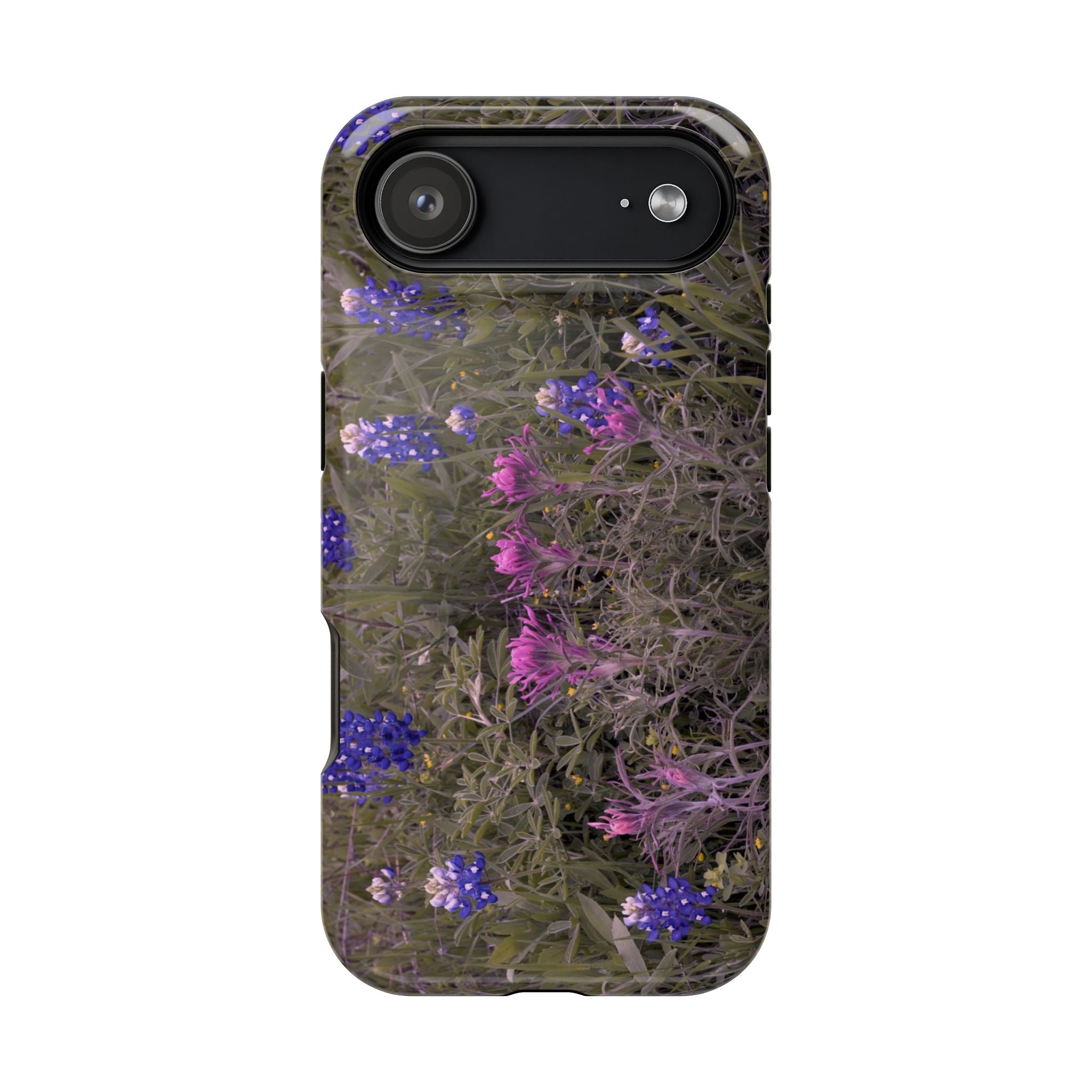 Phone Case - Texas Icons, Bluebonnets and Paintbrushes - My Blu Horizon