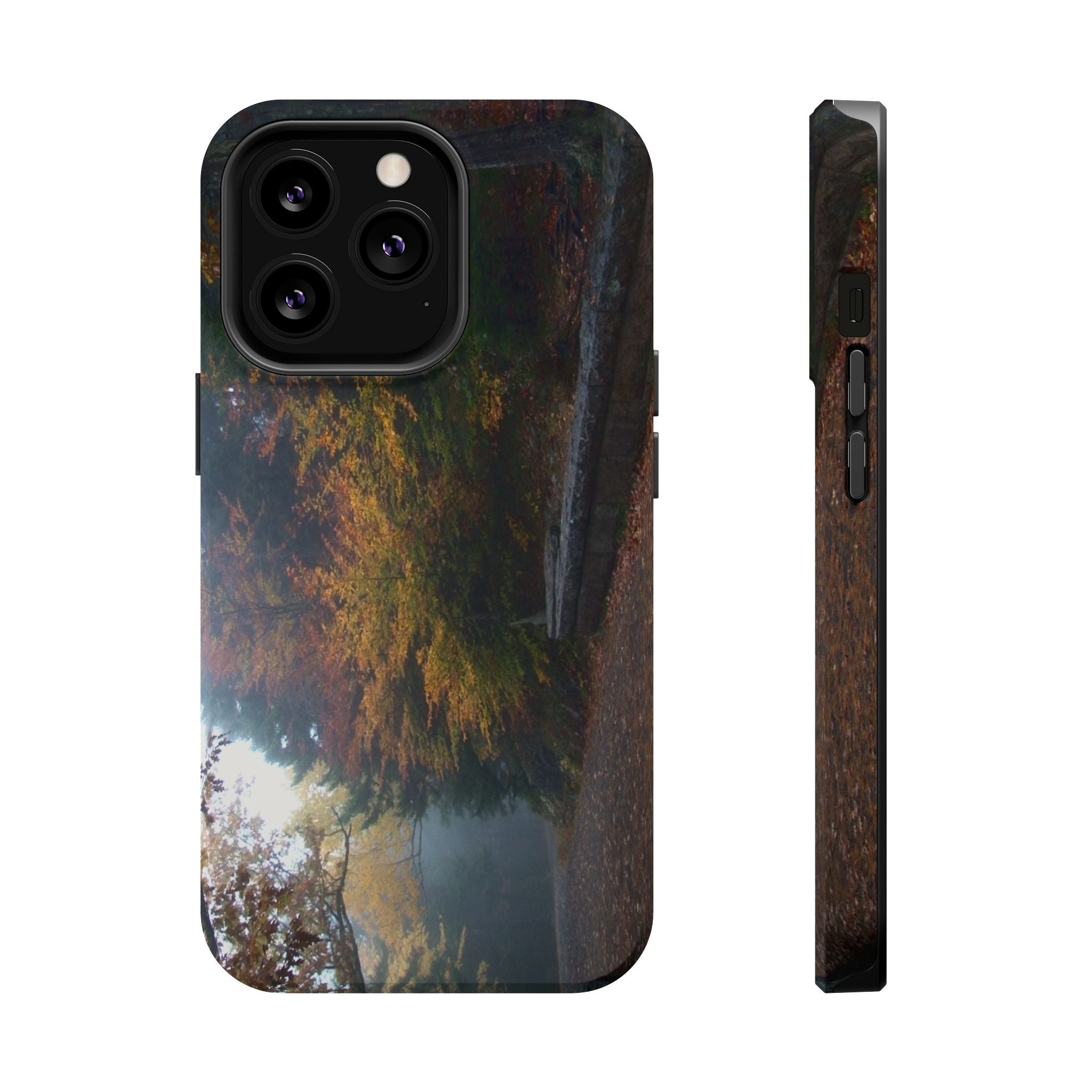 iPhone MagSafe Case | Waterfall Bridge Carriage Road | Acadia National Park | My Blu Horizon