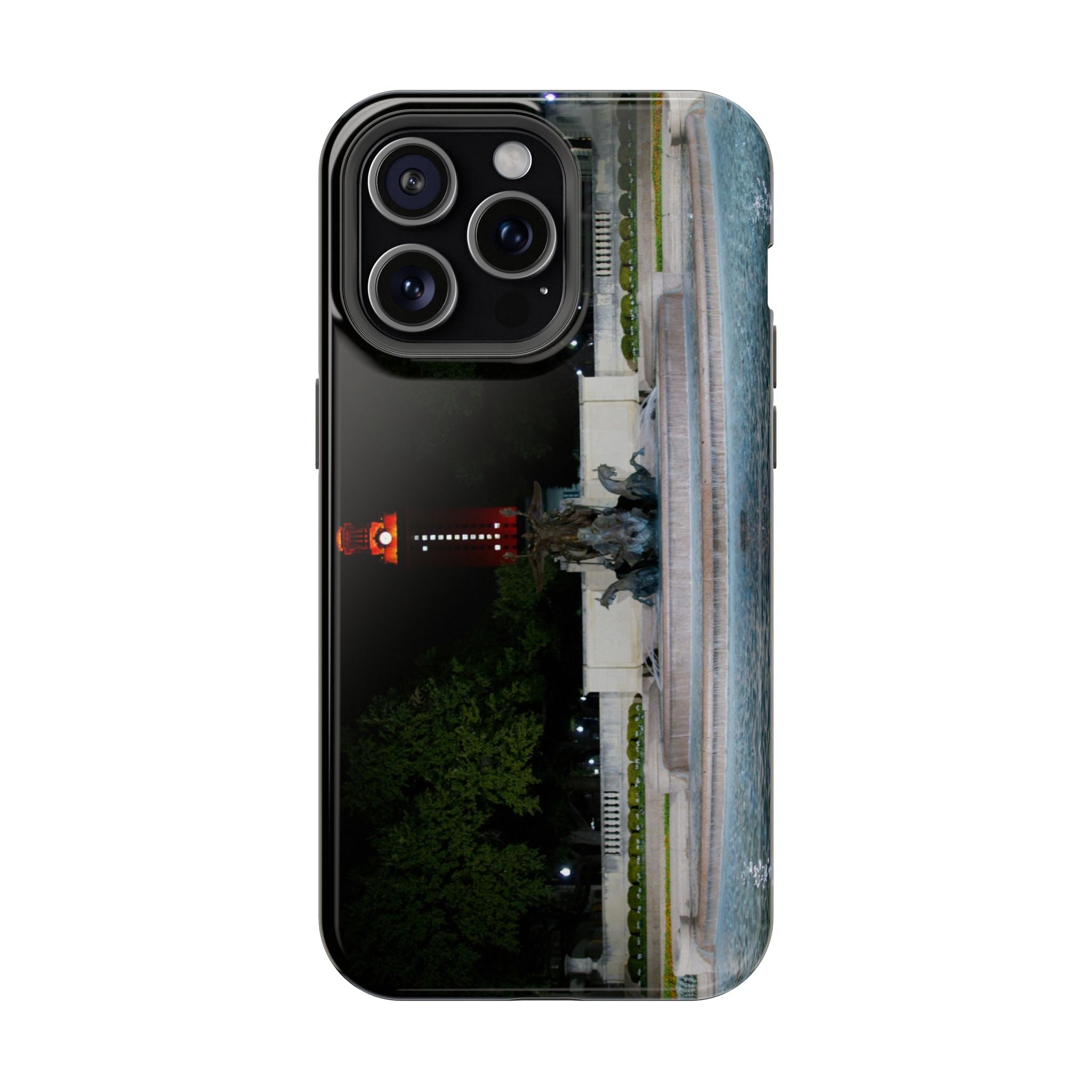 Phone Case - Littlefield Fountain, University of Texas - My Blu Horizon