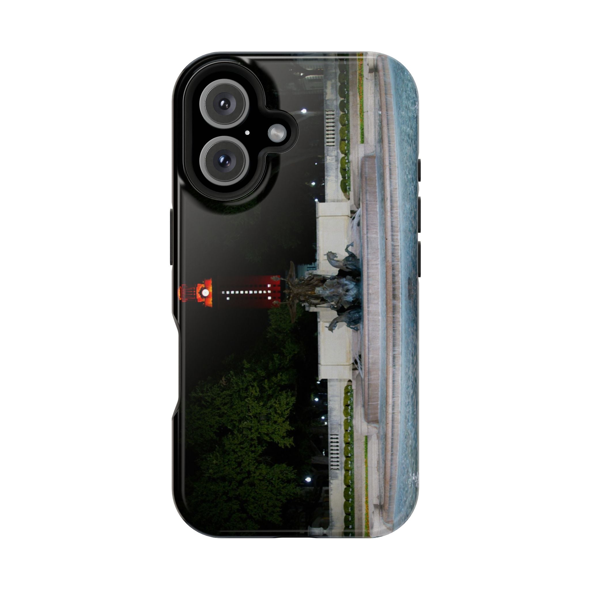 Phone Case - Littlefield Fountain, University of Texas - My Blu Horizon