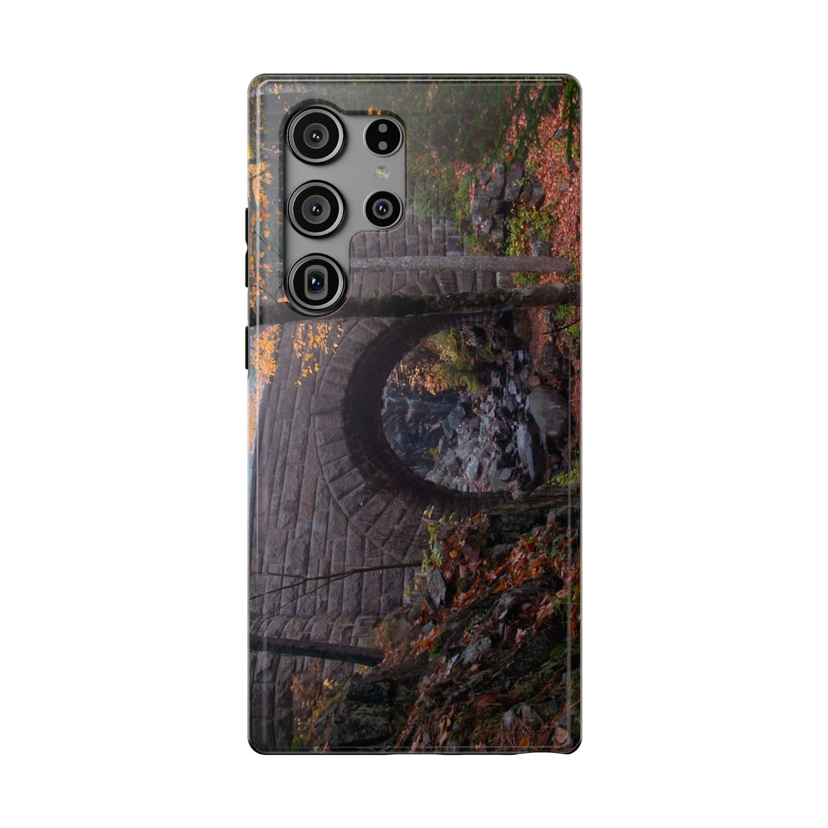 Phone Case  | Waterfall Bridge Fall | Acadia National Park | My Blu Horizon