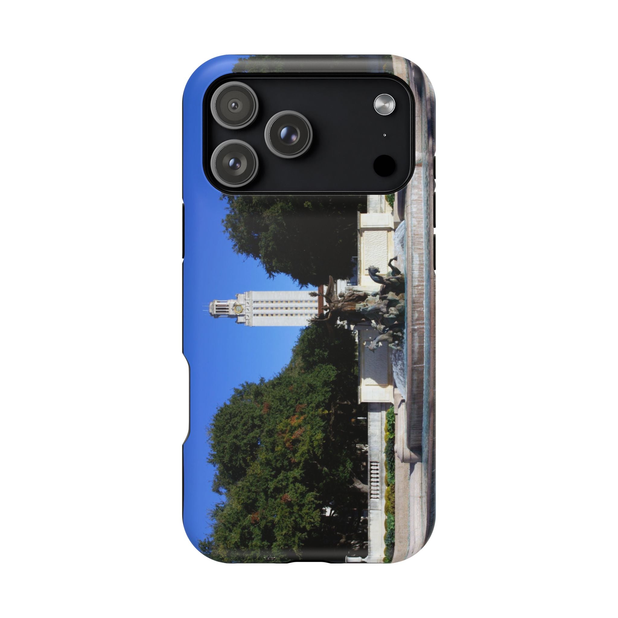 Iphone MagSafe Case - Littlefield Fountain, Texas Longhorns - My Blu Horizon