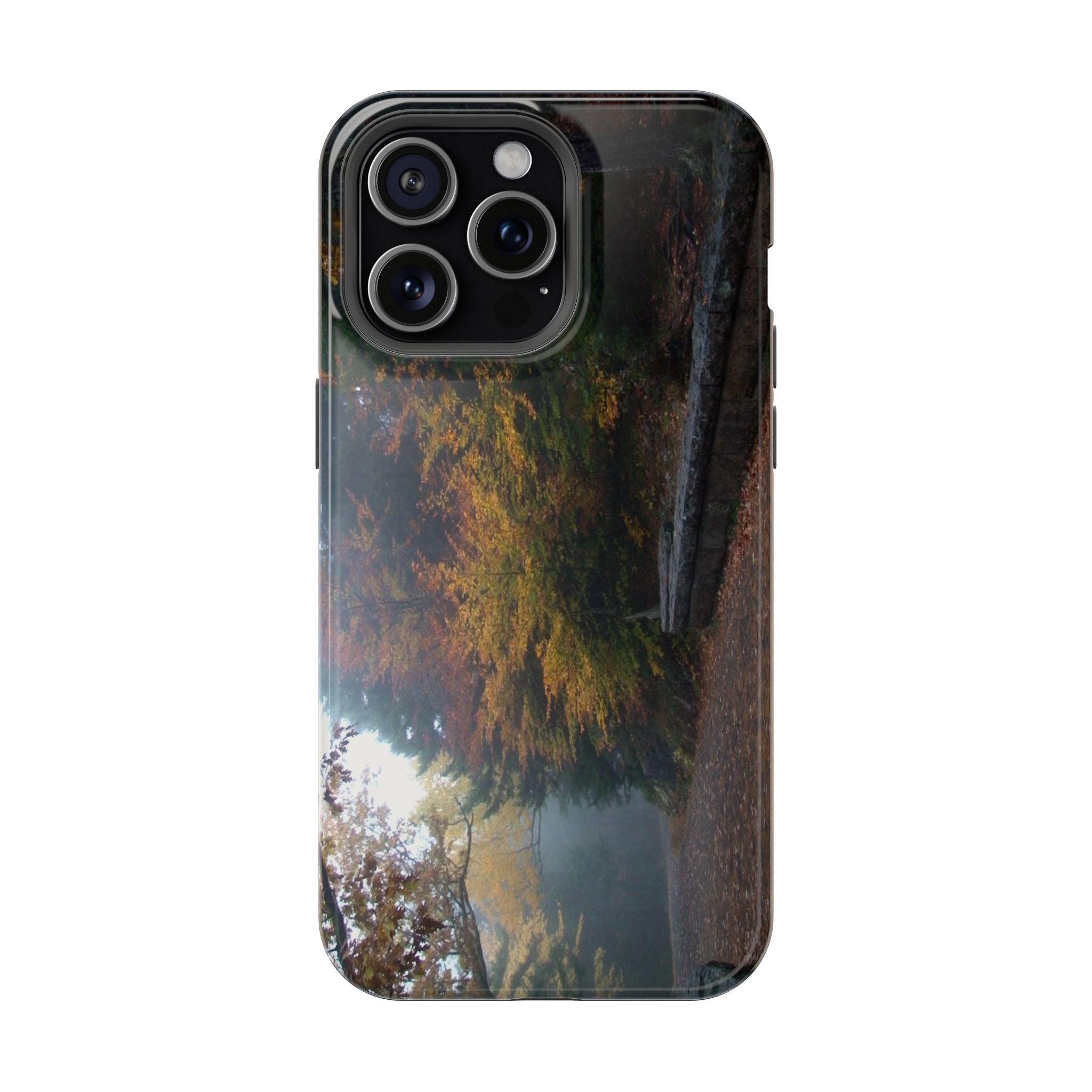 iPhone MagSafe Case | Waterfall Bridge Carriage Road | Acadia National Park | My Blu Horizon