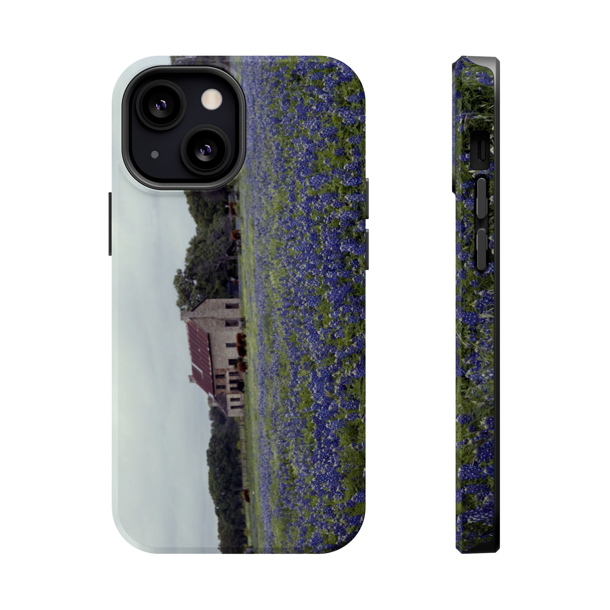 Iphone MagSafe Case - Marble Falls Bluebonnet House - My Blu Horizon