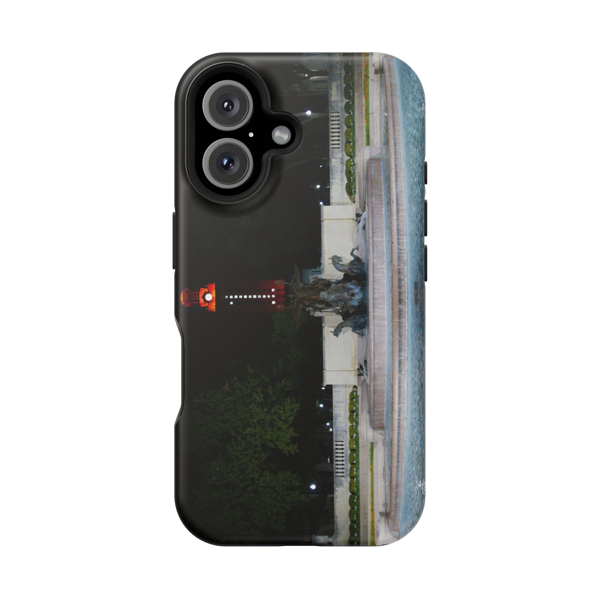 Phone Case - Littlefield Fountain, University of Texas - My Blu Horizon