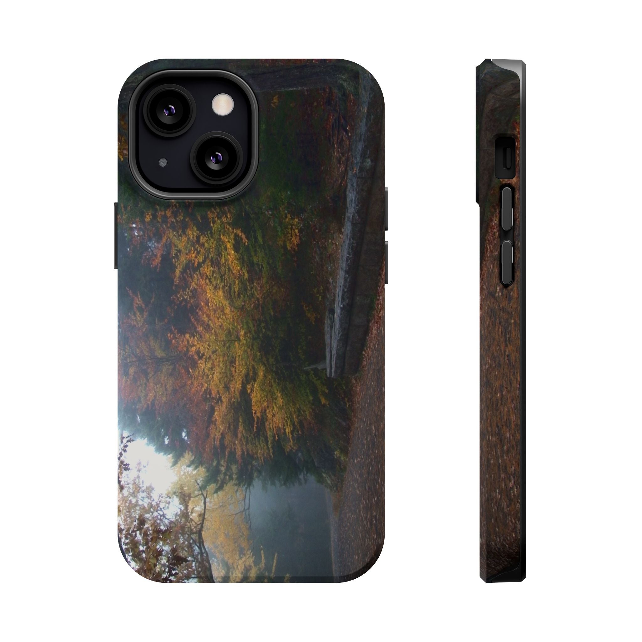 iPhone MagSafe Case | Waterfall Bridge Carriage Road | Acadia National Park | My Blu Horizon