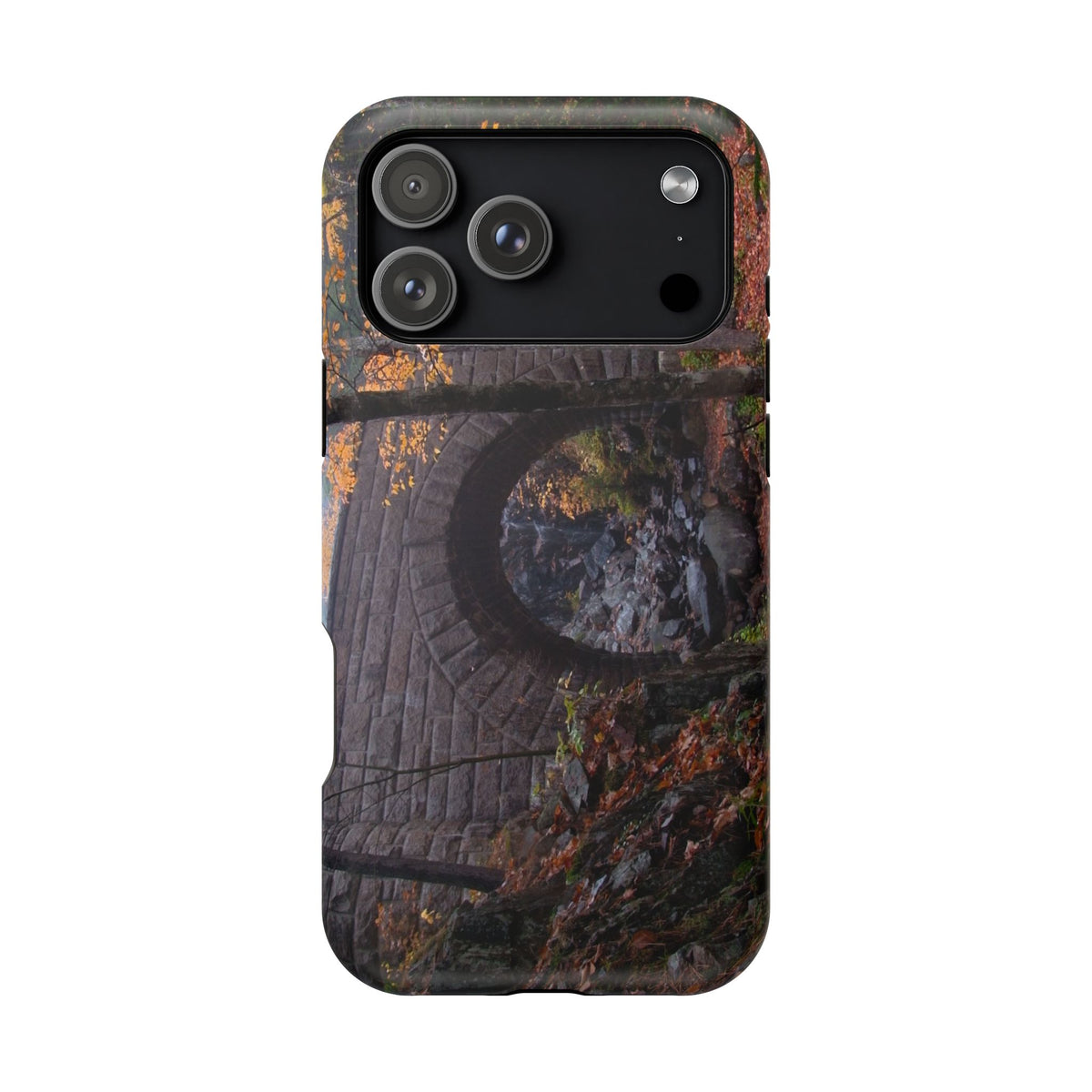 Phone Case  | Waterfall Bridge Fall | Acadia National Park | My Blu Horizon