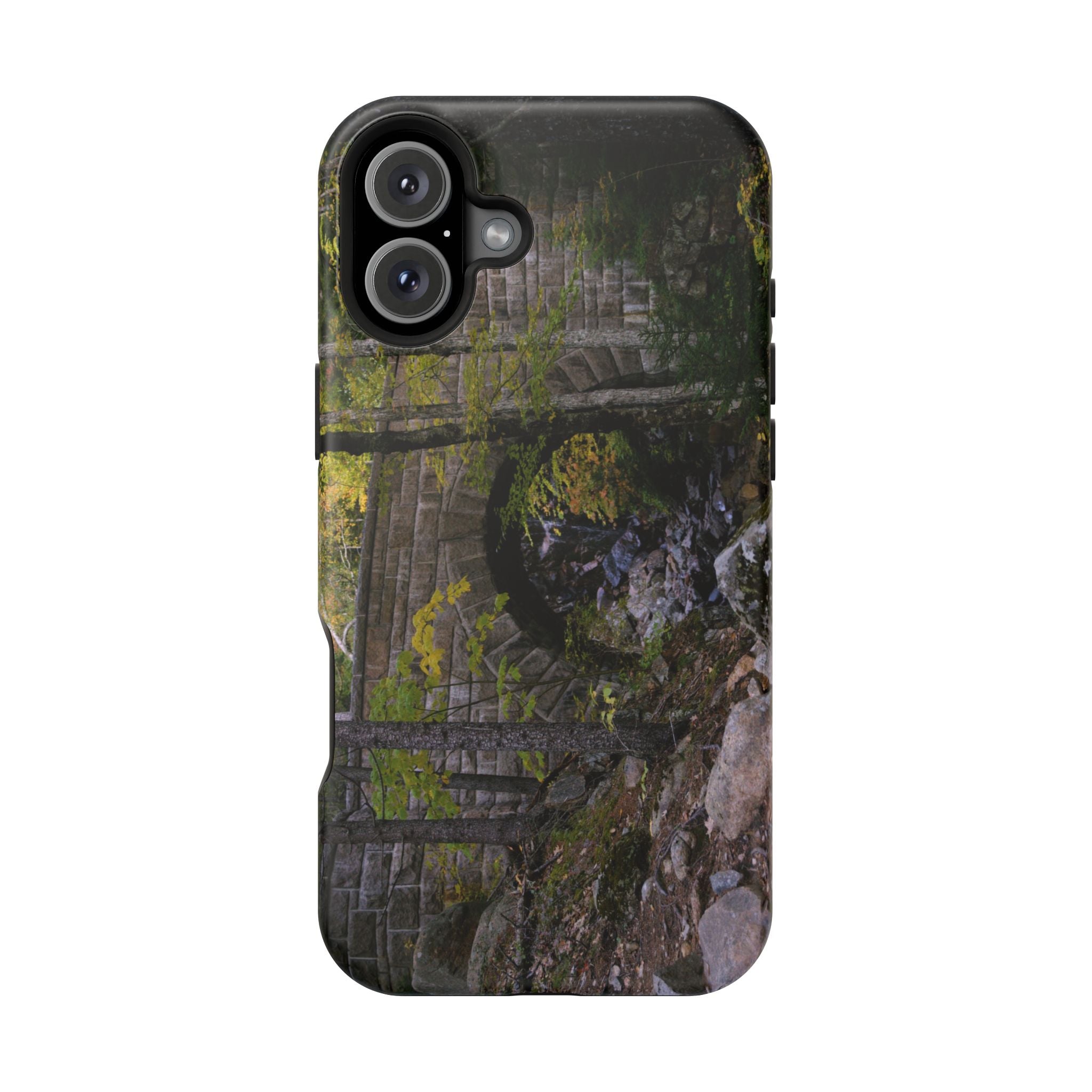Phone Case | Waterfall Bridge Summer | Acadia National Park | My Blu Horizon