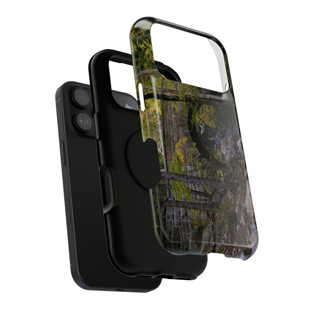 Phone Case | Waterfall Bridge Summer | Acadia National Park | My Blu Horizon
