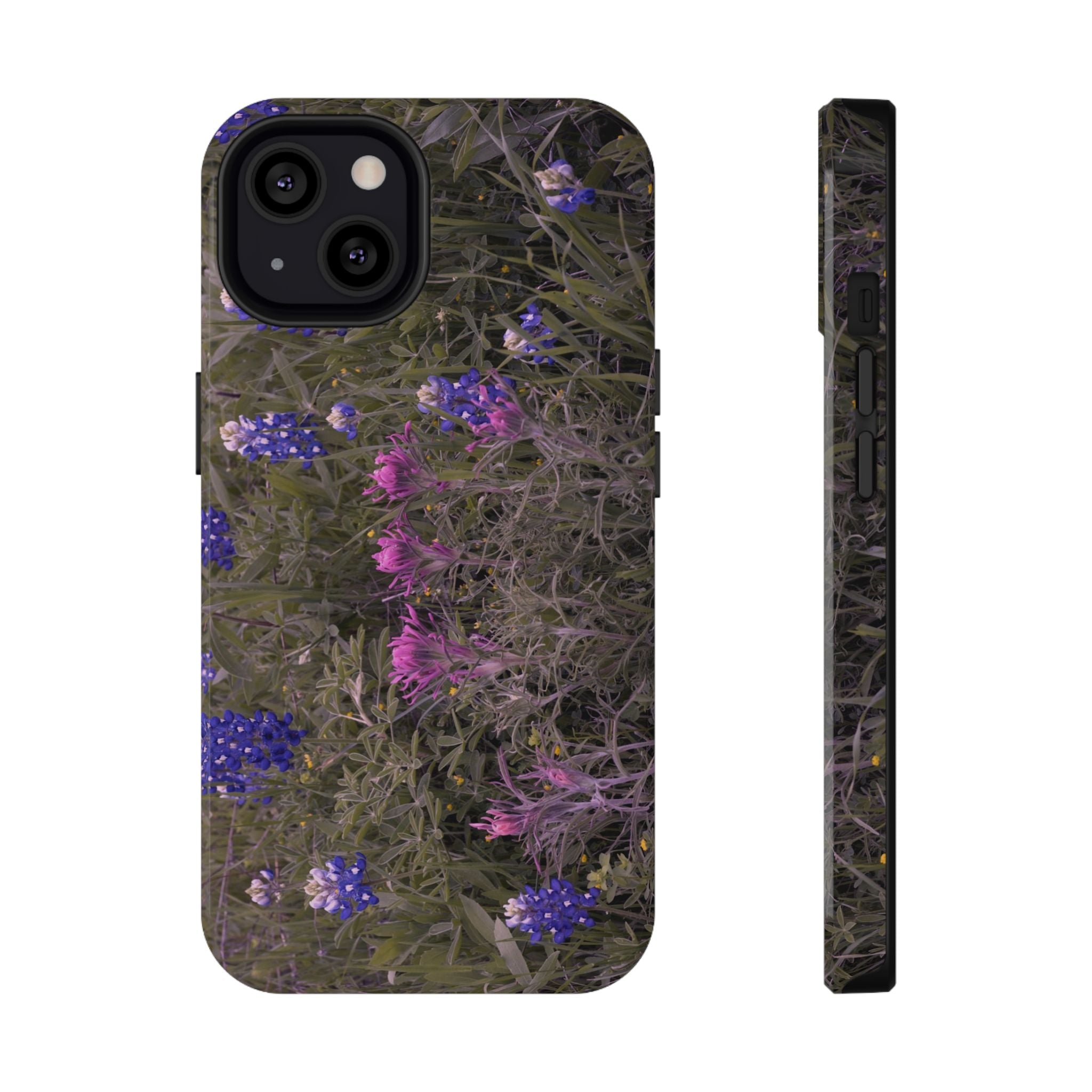 Phone Case - Texas Icons, Bluebonnets and Paintbrushes - My Blu Horizon