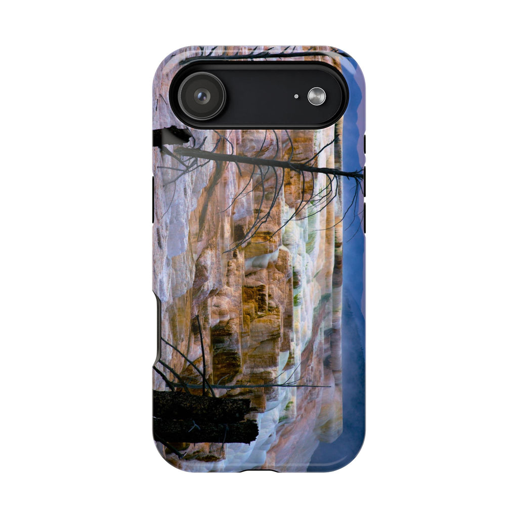 Phone Case - Mammoth Hot Springs Yellowstone - My Blu Horizon