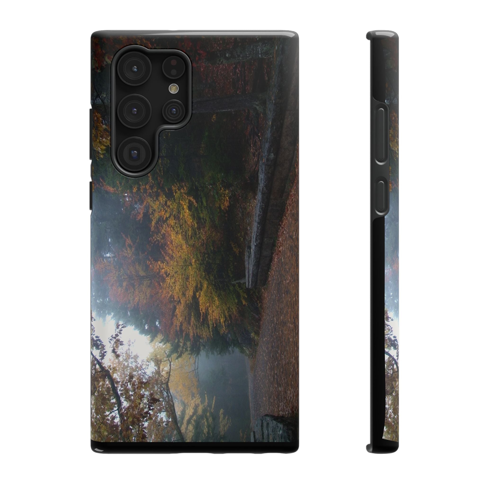 Phone Case | Waterfall Bridge Carriage Road View | Acadia National Park | My Blu Horizon