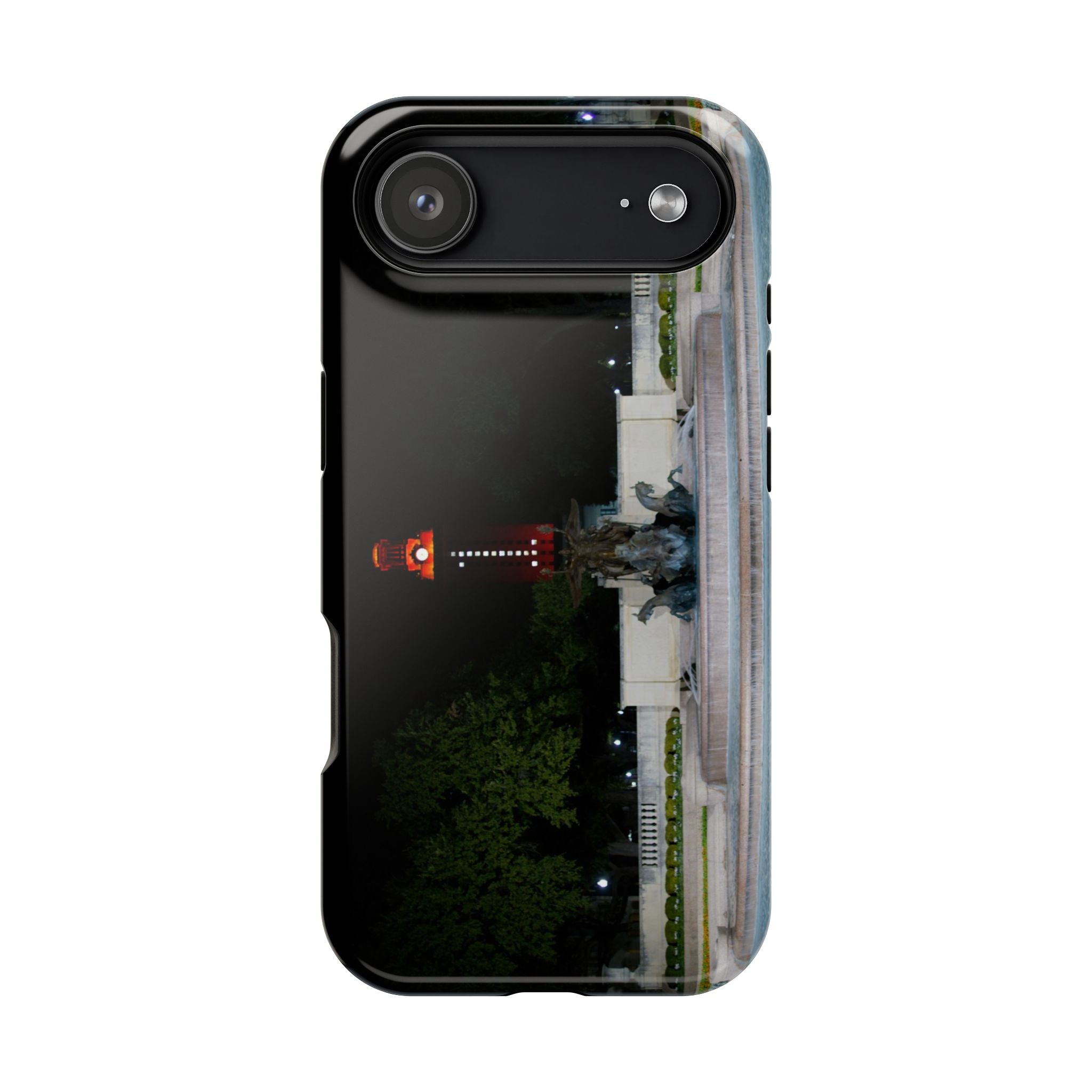 Iphone MagSafe Case - Littlefield Fountain, Texas Longhorns - My Blu Horizon